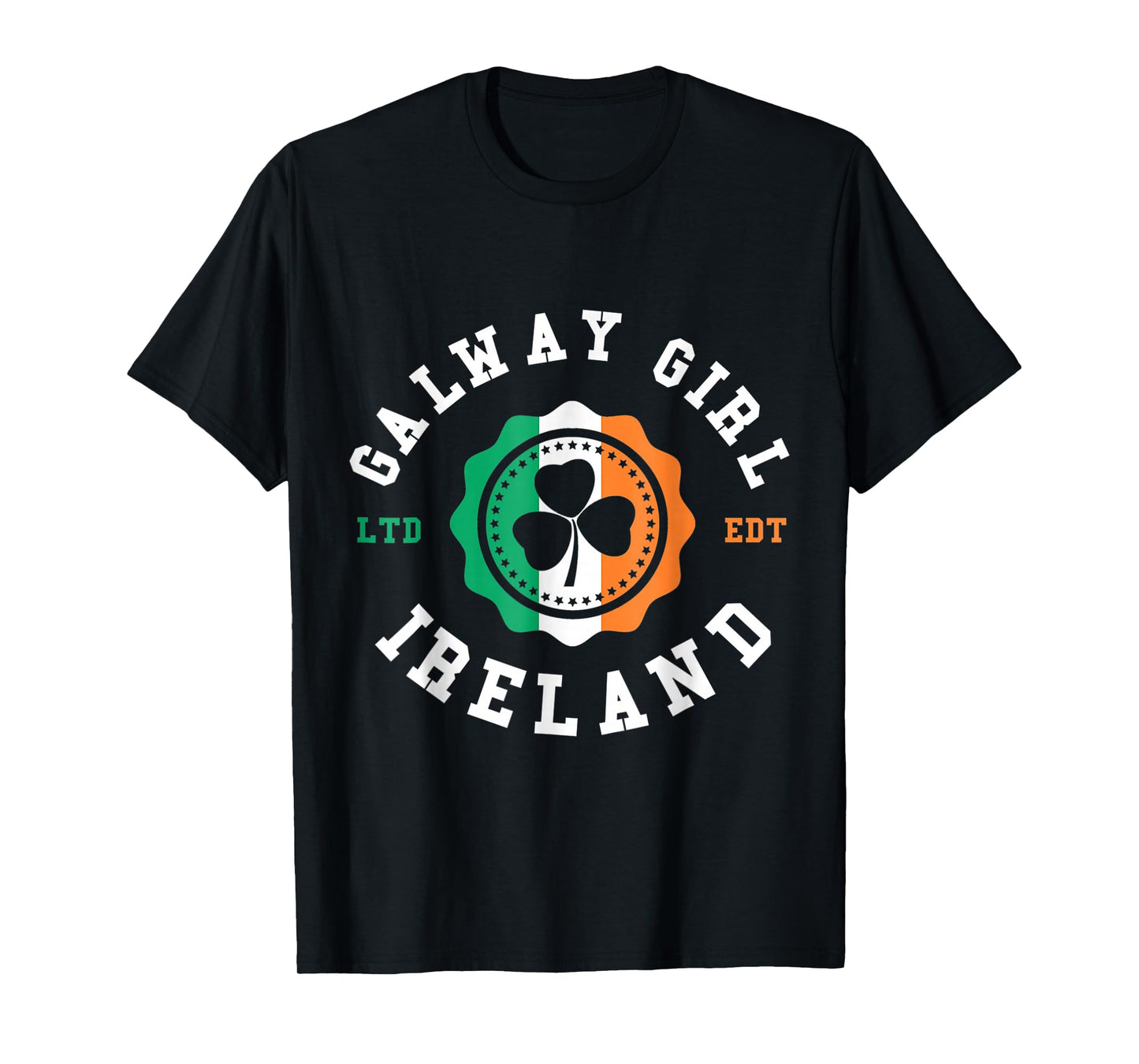 Funny Galway Girl Ireland Shamrock Irish Pride T-Shirt