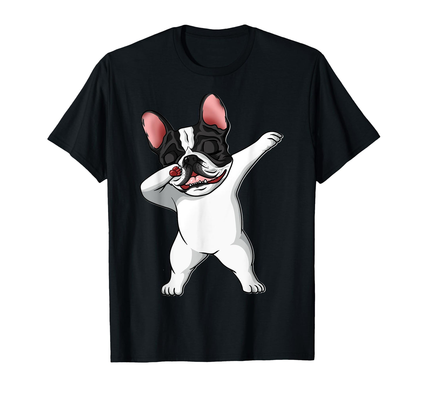 The Brindle Pied Frenchi dabbing french bulldog Lover Gift Men Women Girls Kids T-Shirt