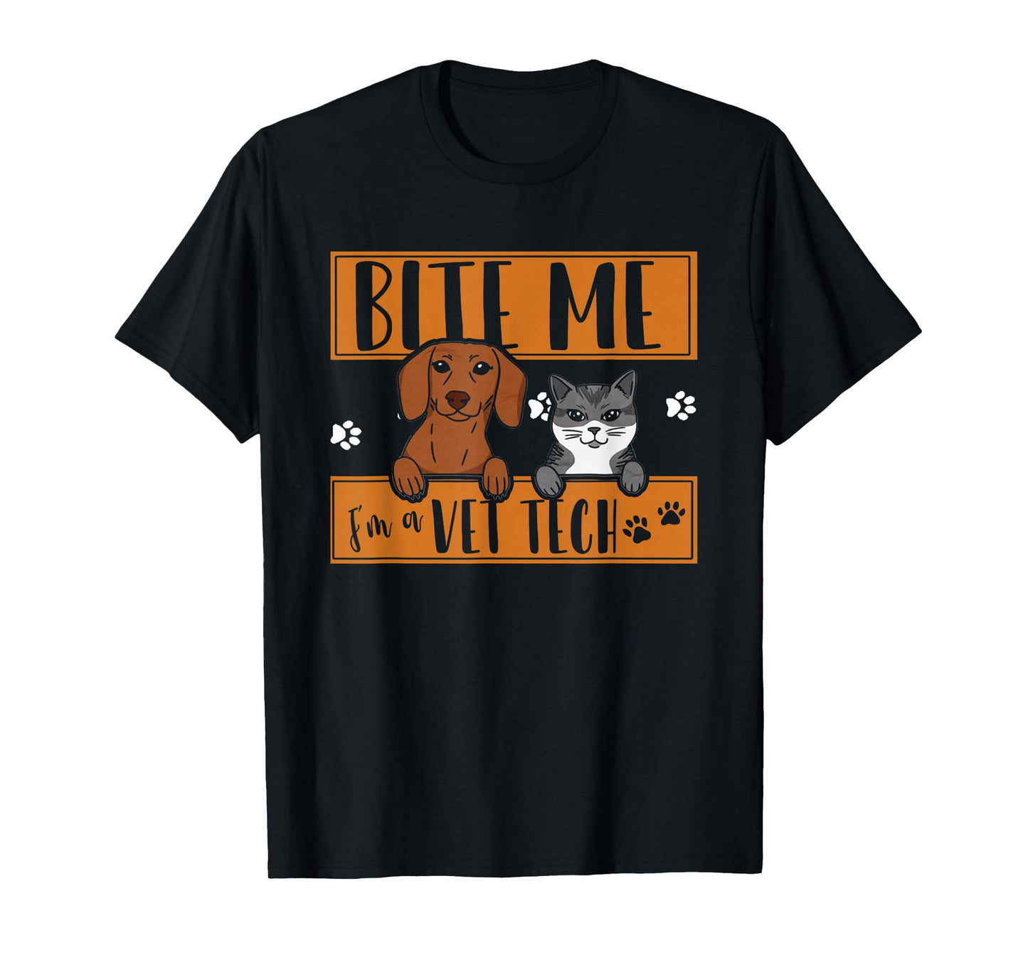 Funny Bite Me I'm Vet Tech | Veterinary | Veterinarian T-Shirt