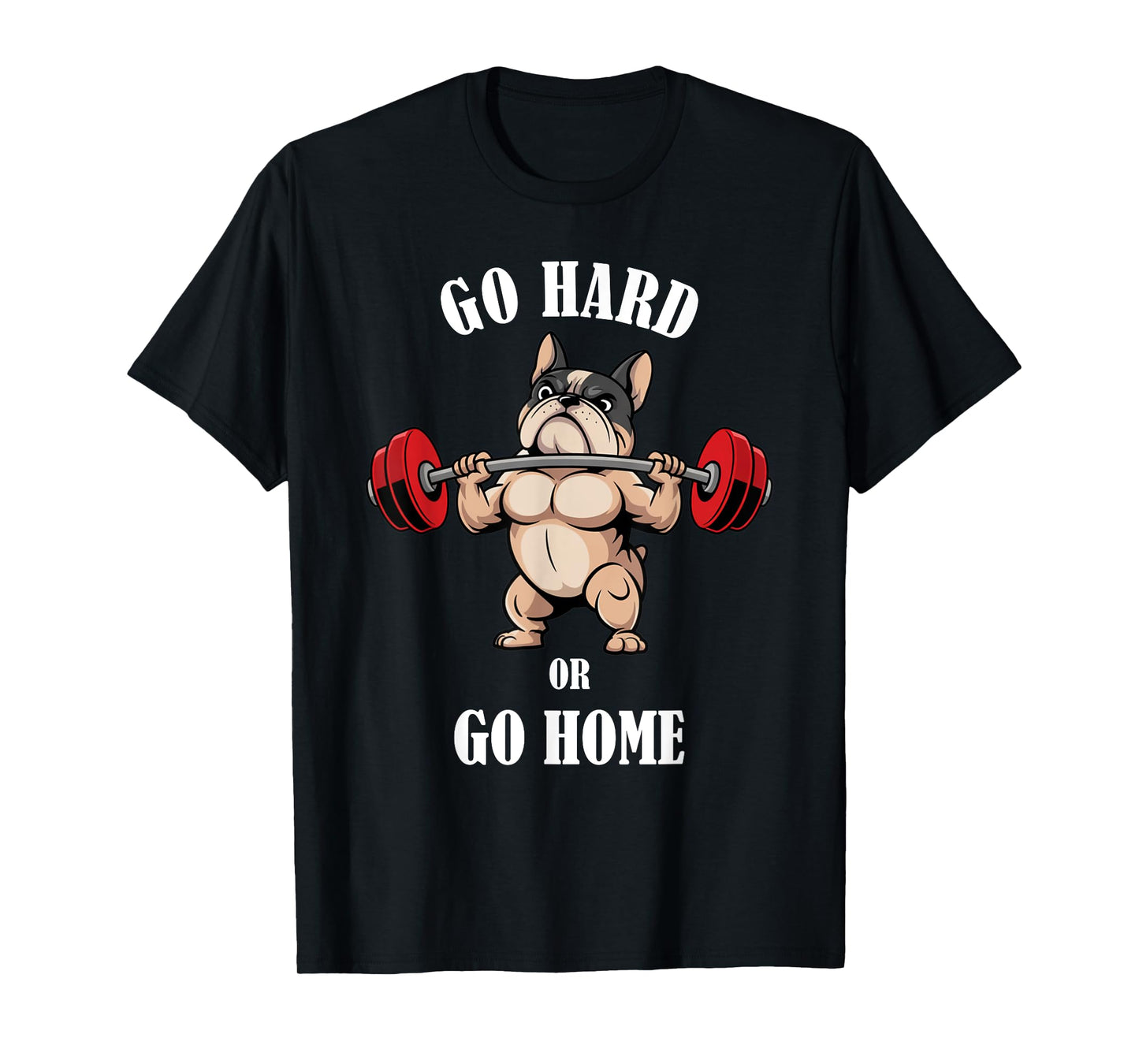 French Bulldog Workout Shirt French Bulldog Weightlifting T-Shirt