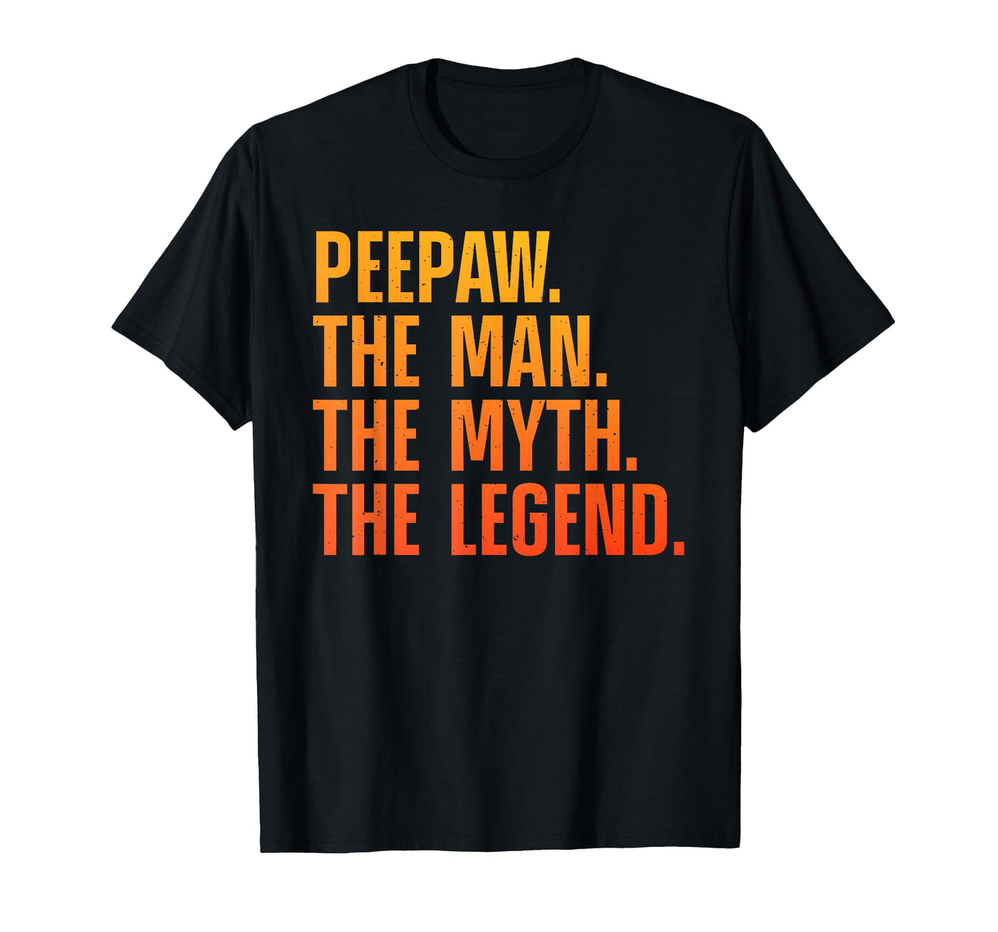 Peepaw Design For Grandpa Grandfather From Grandkids Peepaw T-Shirt