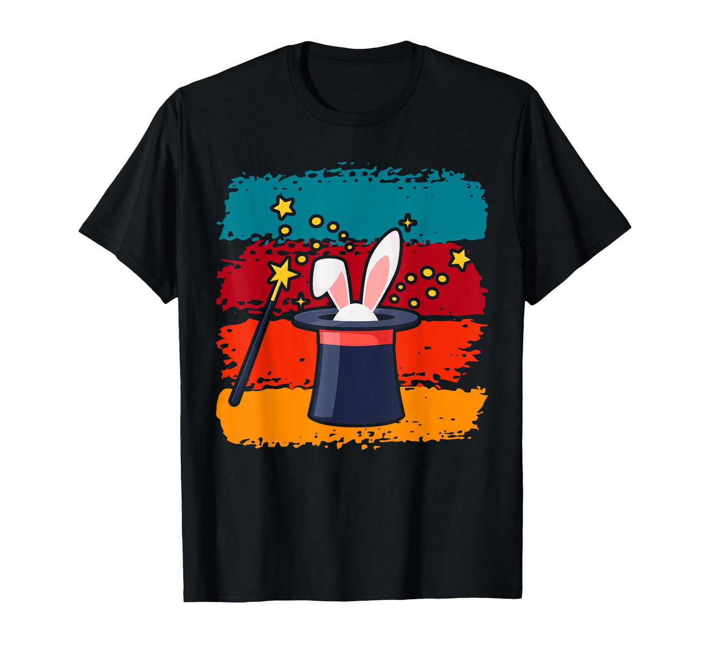 Magicians Hat for Magician Magic Icons Boys Magician T-Shirt