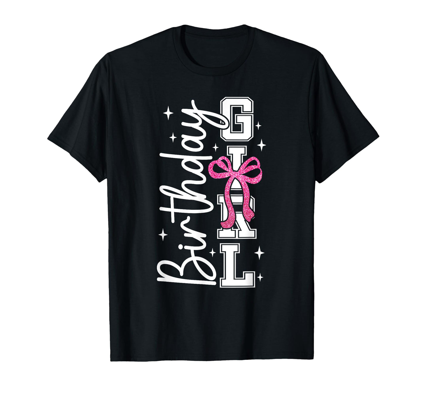 Birthday Girl Coquette Funny Birthday Girl Pink Coquette Bow T-Shirt