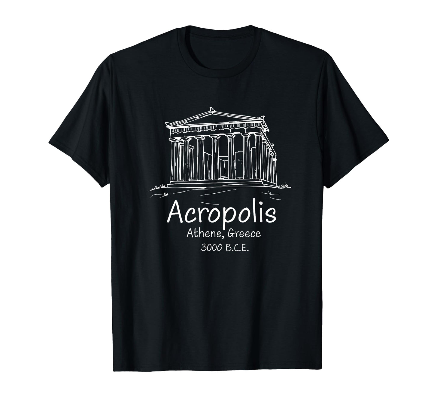 Acropolis Souvenir Athens Greece Greek Parthenon T-Shirt