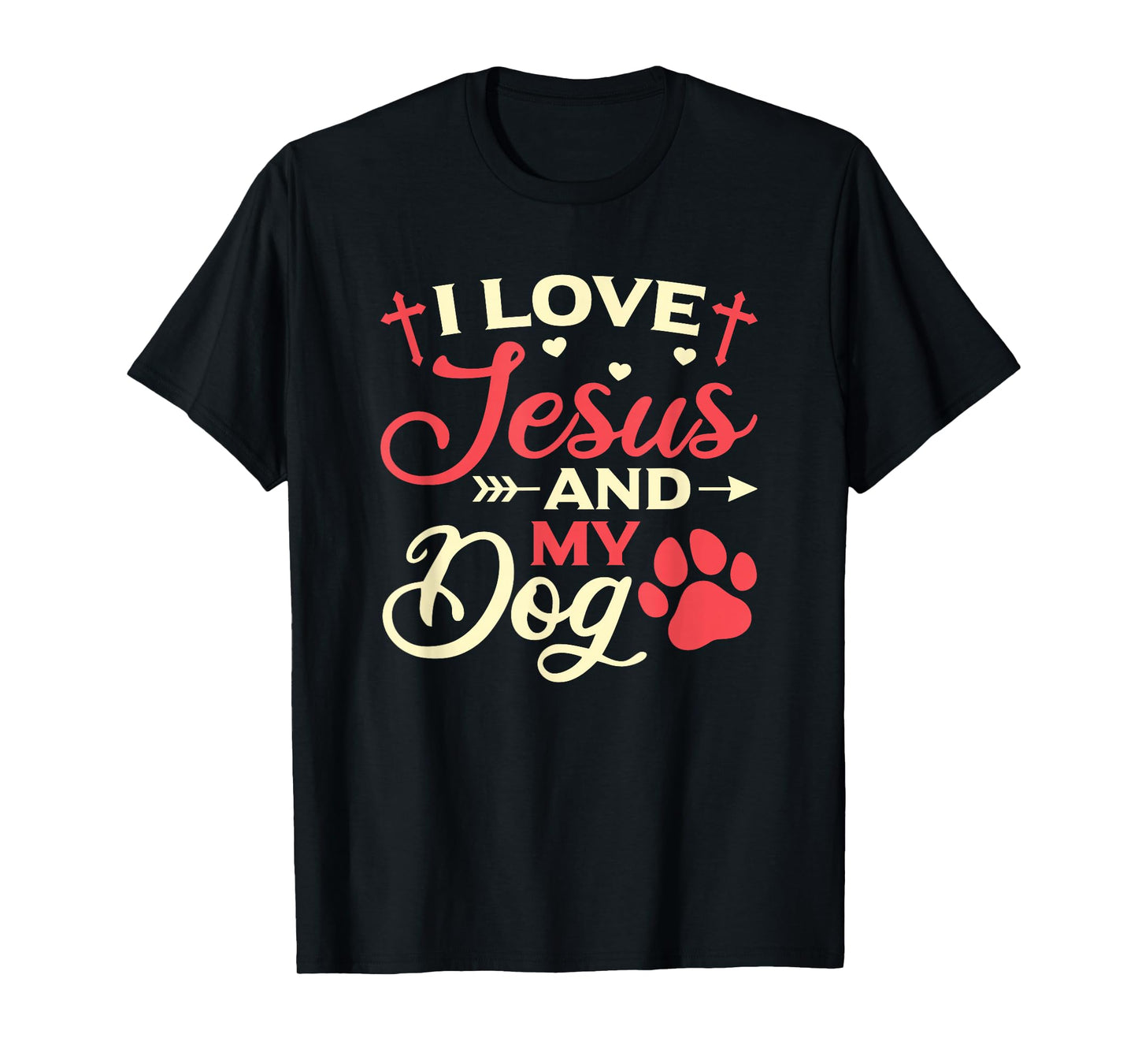 I Love Jesus And My Dog Religious Dog Owner T-Shirt