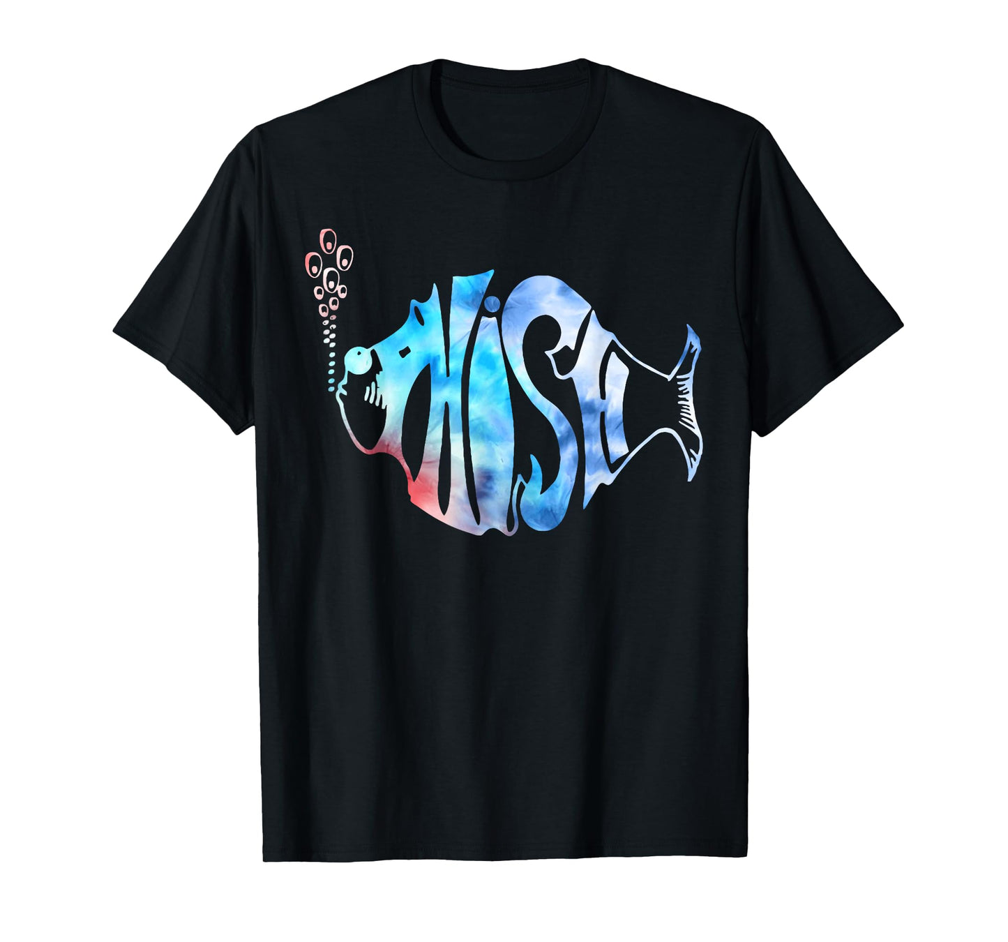 Colorful Phish-Jam, Tie-Dye Tee For Fisherman Fish Graphic T-Shirt