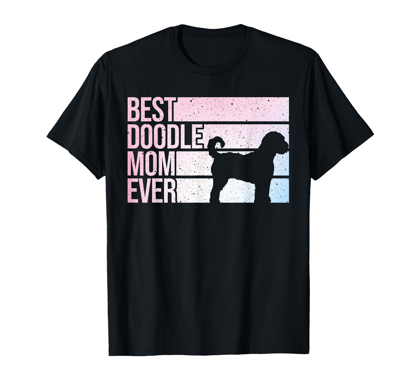 Cool Doodle Mom Art Women Girl Aussiedoodle Goldendoodle Dog T-Shirt