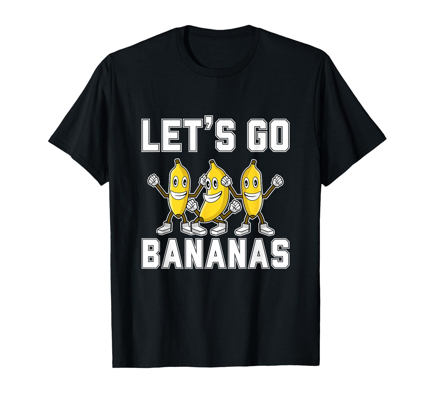 Let's Go Bananas Vintage Retro Costume Funny Bananas T-Shirt