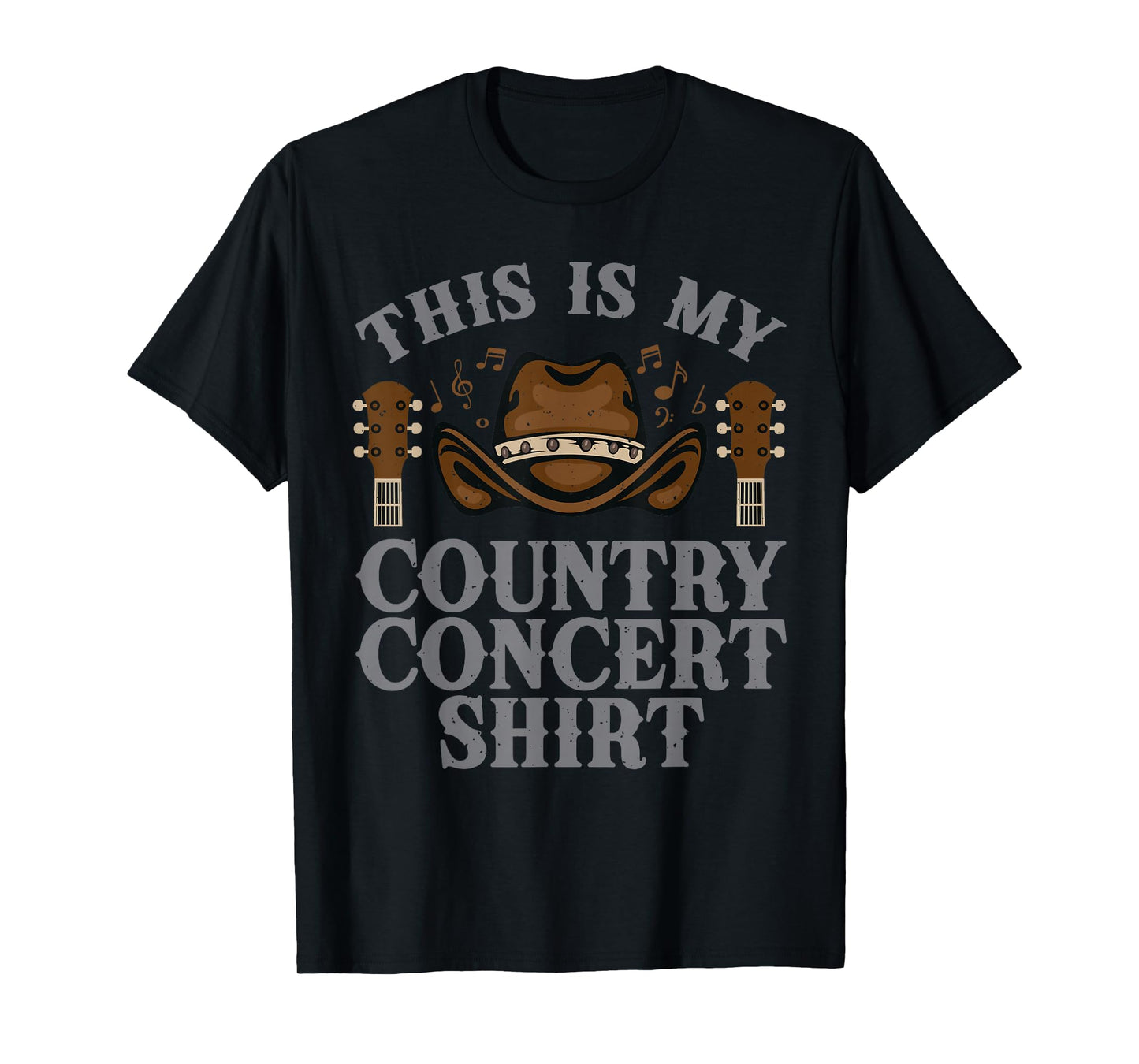 Cool Country Music Art for Men Women Classic Country Concert T-Shirt