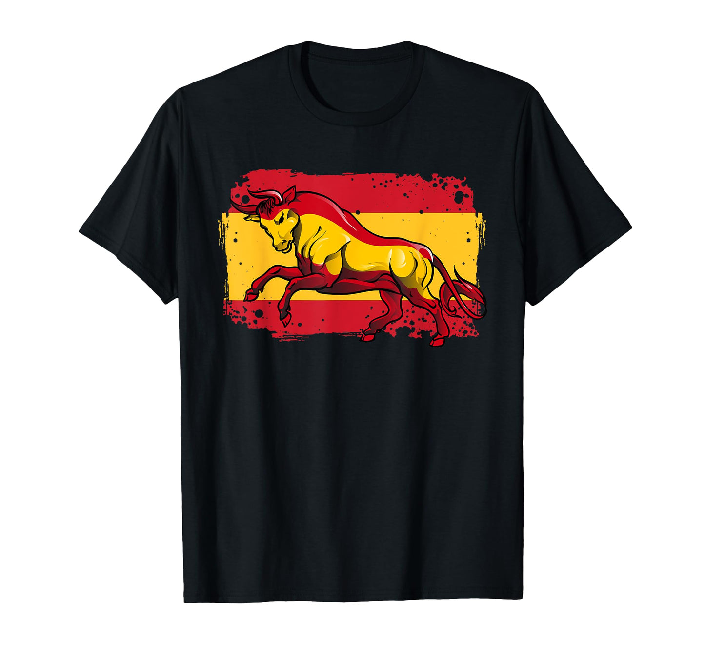 Spanish Bull | Proud Spaniard Tee | Spain Flag Toro Español T-Shirt