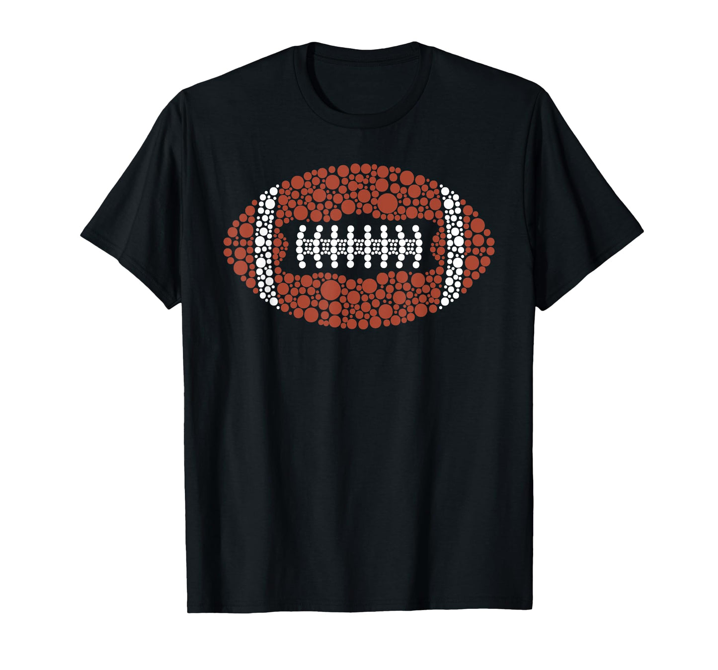 American Football Dots Happy Dot Day Men Boys Kids T-Shirt
