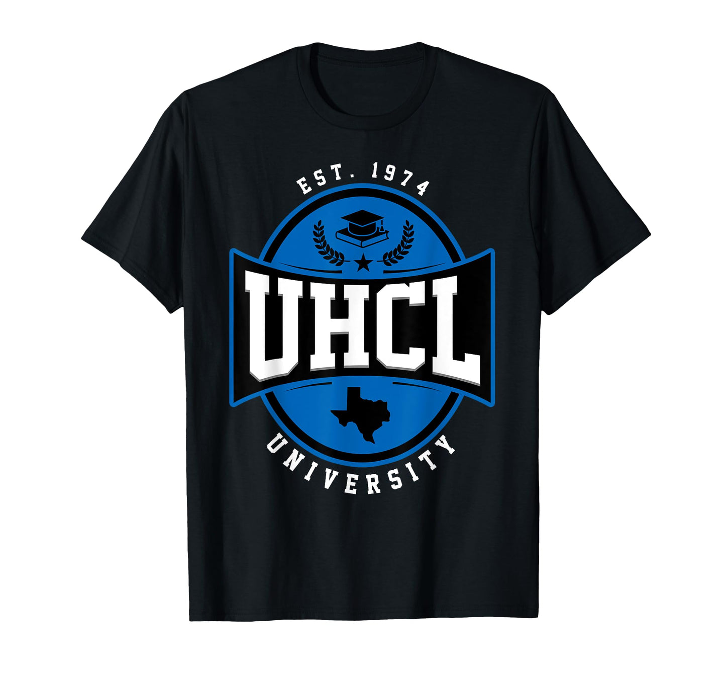 UHCL University Arch Vintage Design Retro Men Women T-Shirt