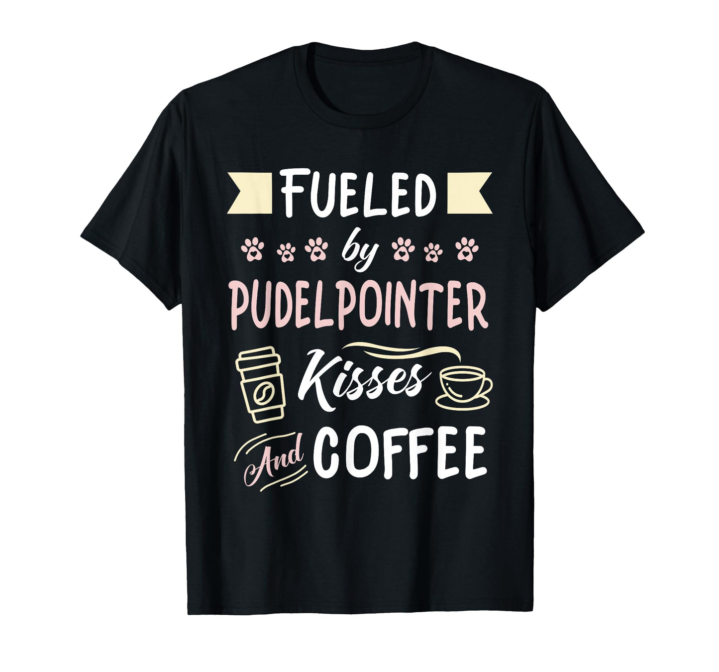 Hunting Dog Pudelpointer Mom Coffee Lover T-Shirt