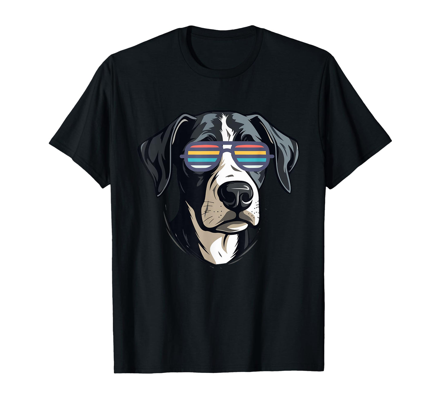 Gifts for Dog Lovers Graphic Tees Cool Dog with Sunglasses T-Shirt for Men Women Kids
