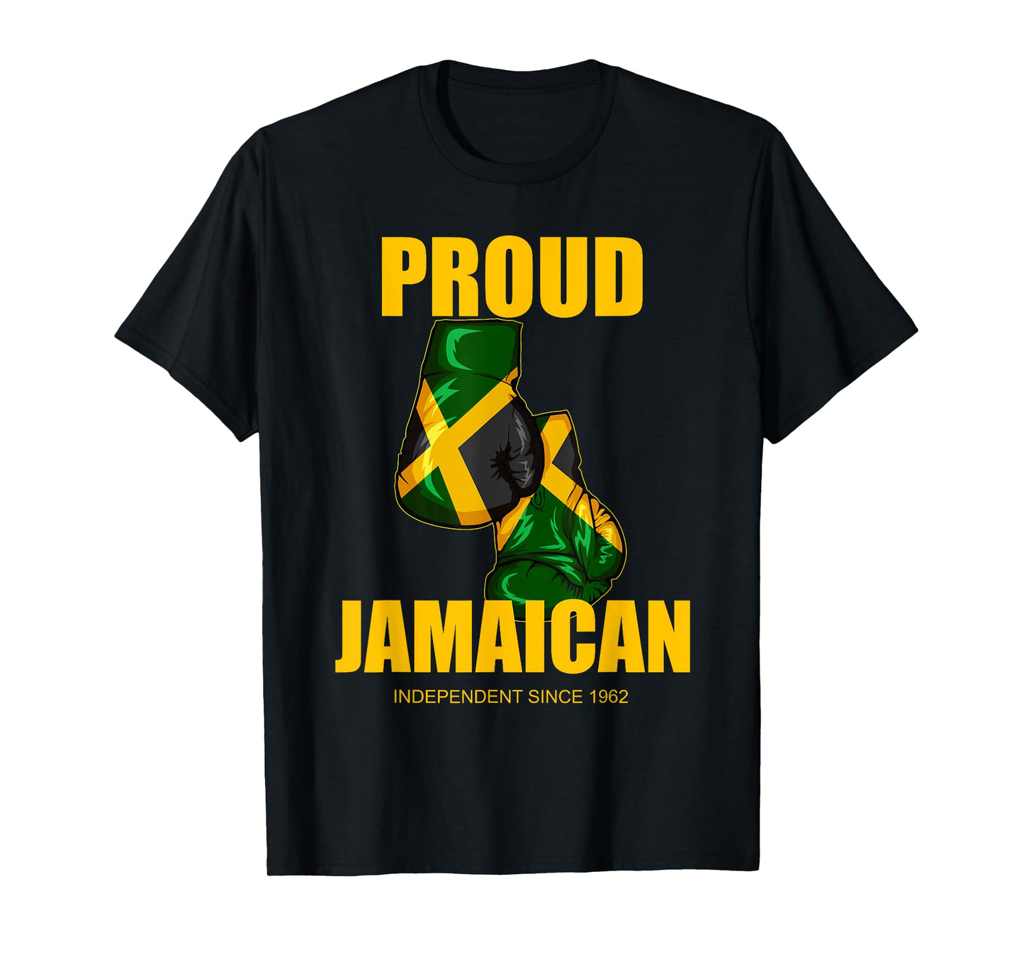 Jamaica independence day Proud Jamaican Boxing Gloves T-Shirt