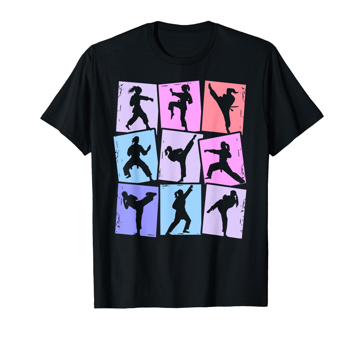 Taekwondo Karate Martial Arts Kids Women Girls T-Shirt