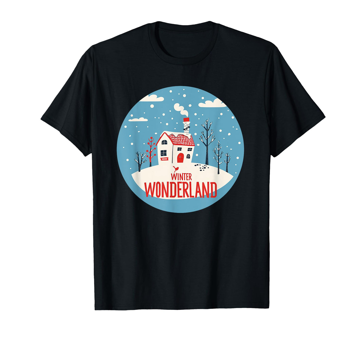 Winter Wonderland Emblem for a Magical Wintry Season T-Shirt