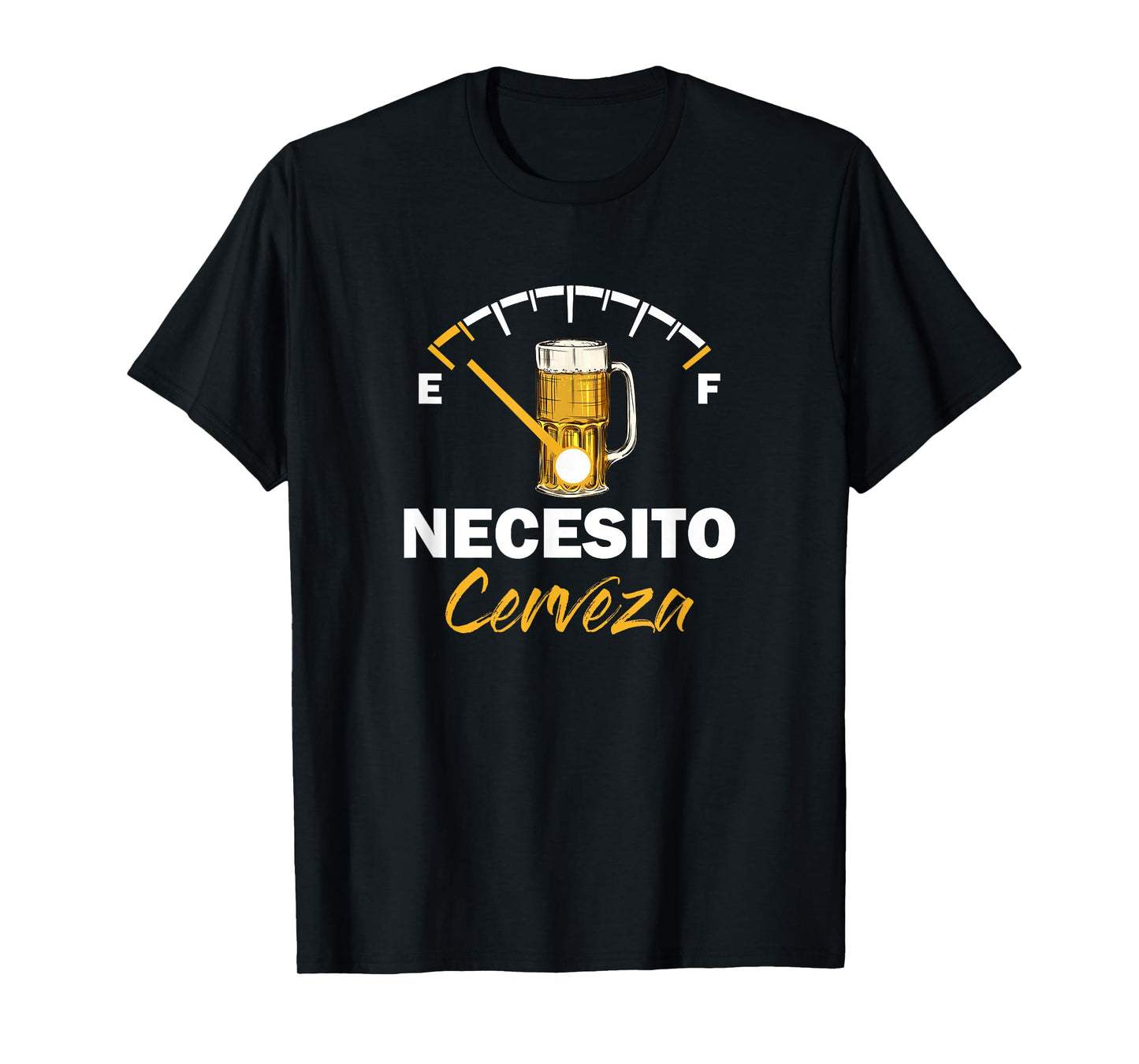 Mexican Beer Necesito Cerveza Cool & Funny Sayings T-Shirt