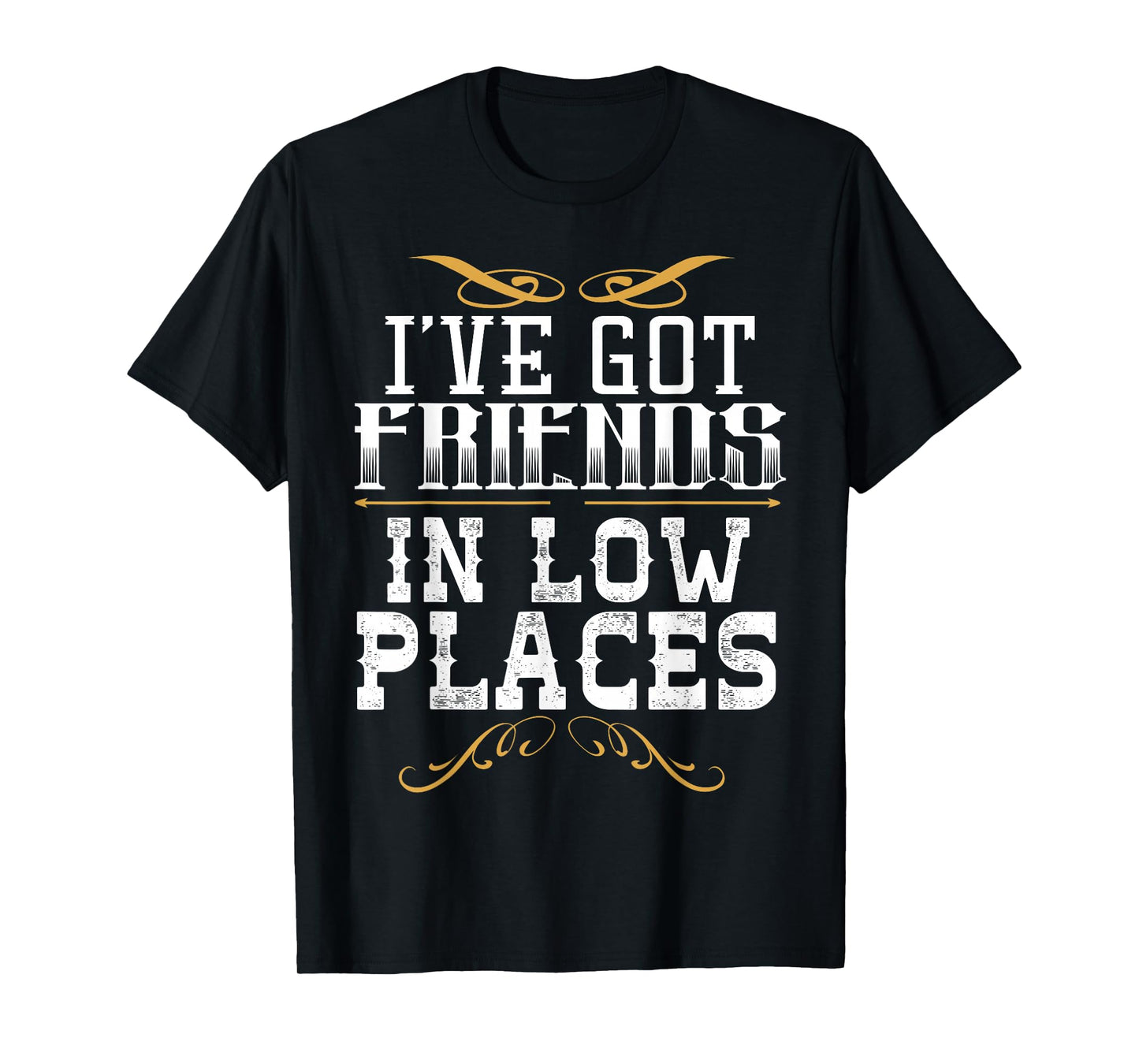 I've Got Friends In Low Places Redneck Country T-shirt T-Shirt