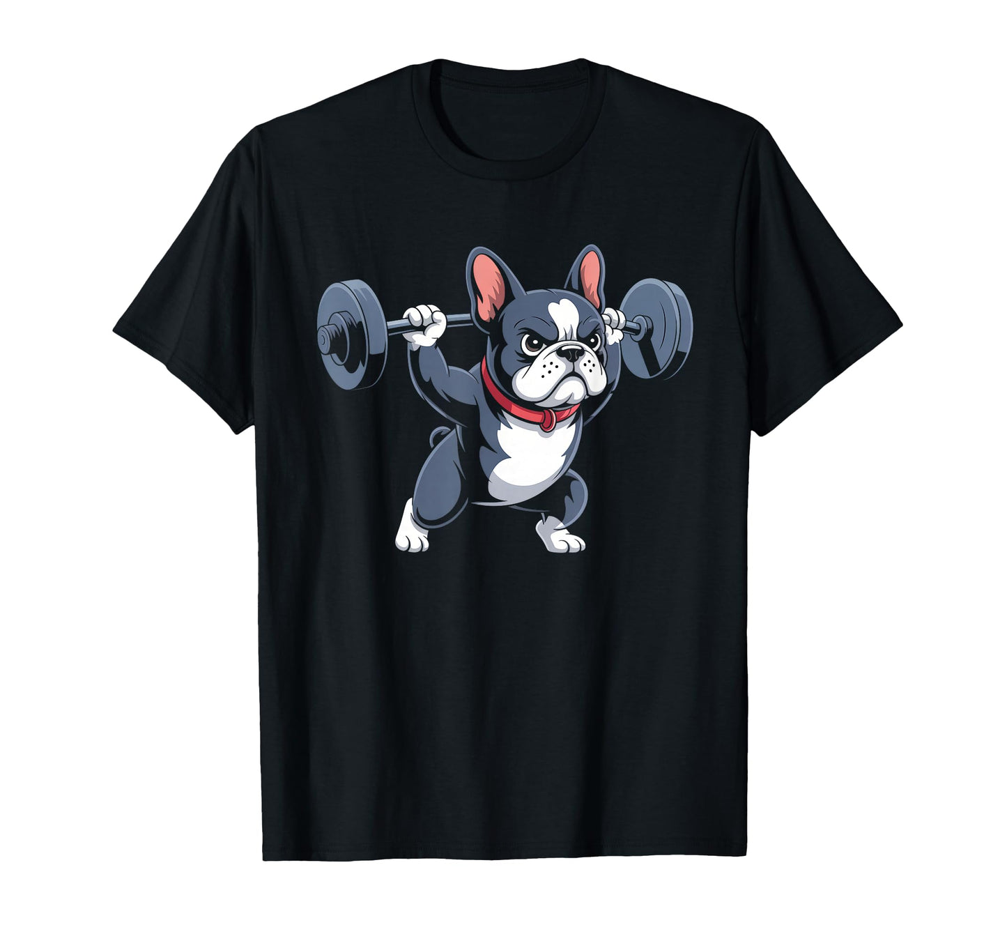 French Bulldog Weightlifting Funny Deadlift Men Fitness Gym T-Shirt