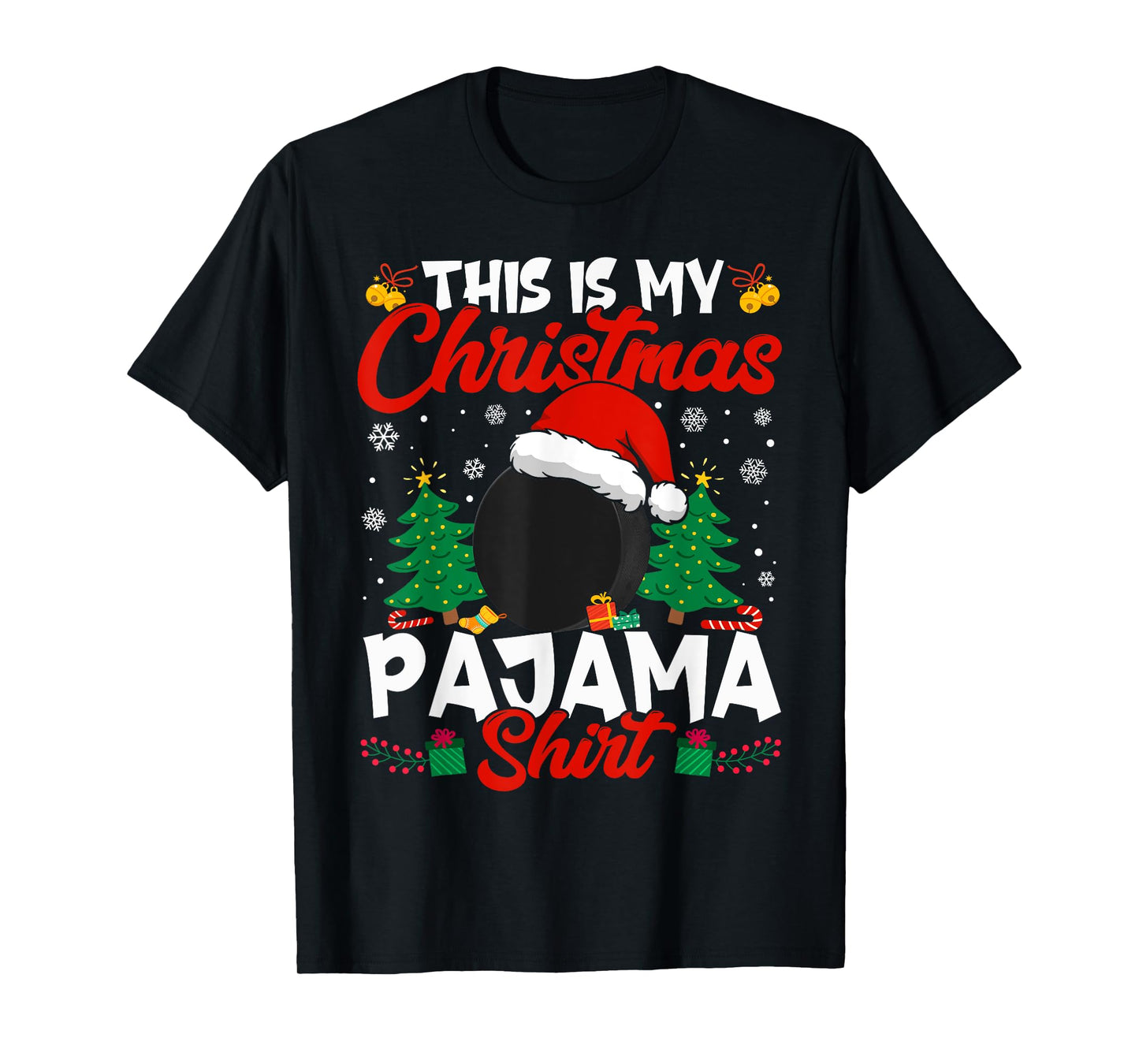 This Is My Christmas Hockey Lover Men Women Boy Girl T-Shirt
