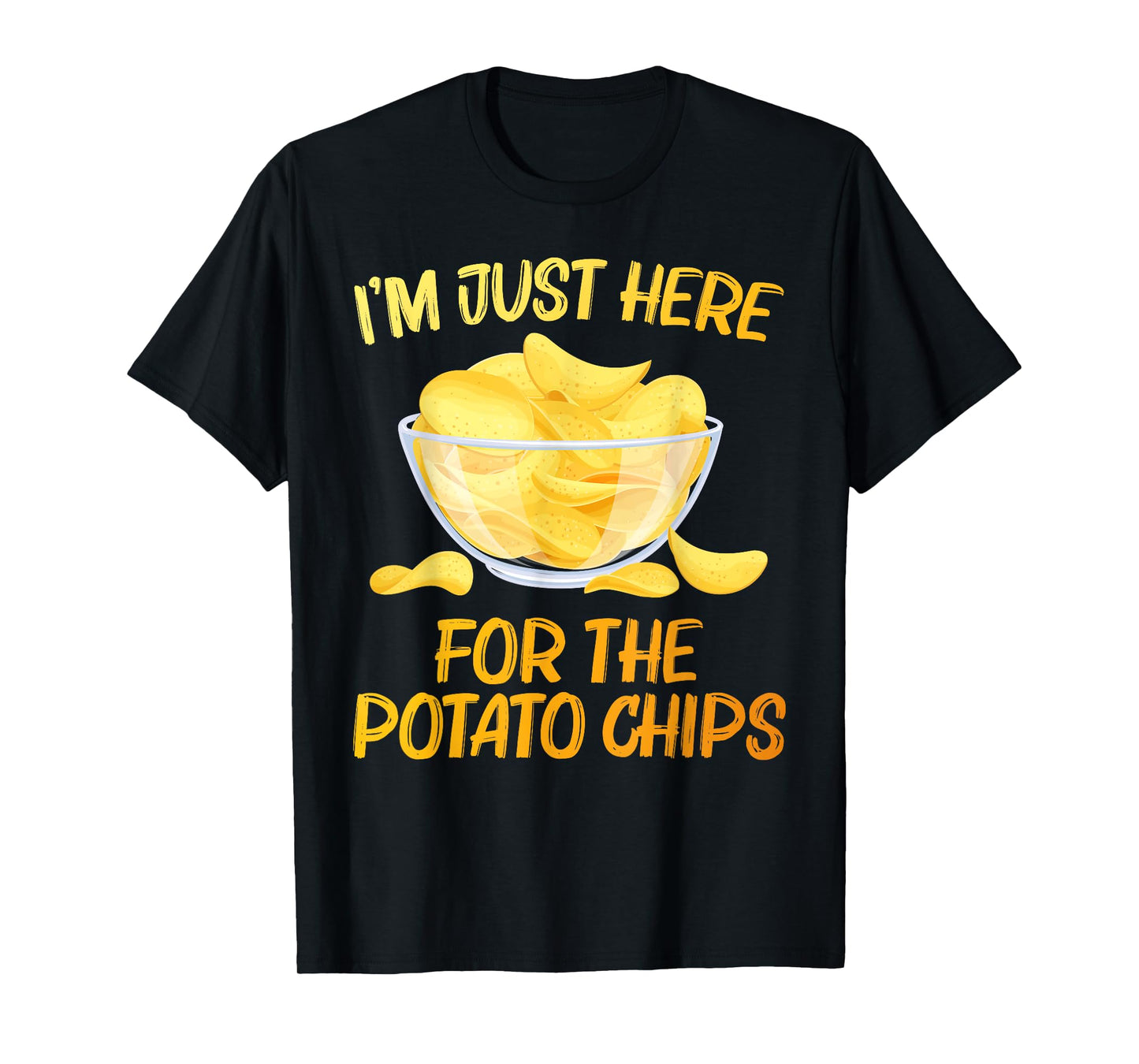 Cool Potato Chips Art For Men Women Kids Potato Chips Lover T-Shirt