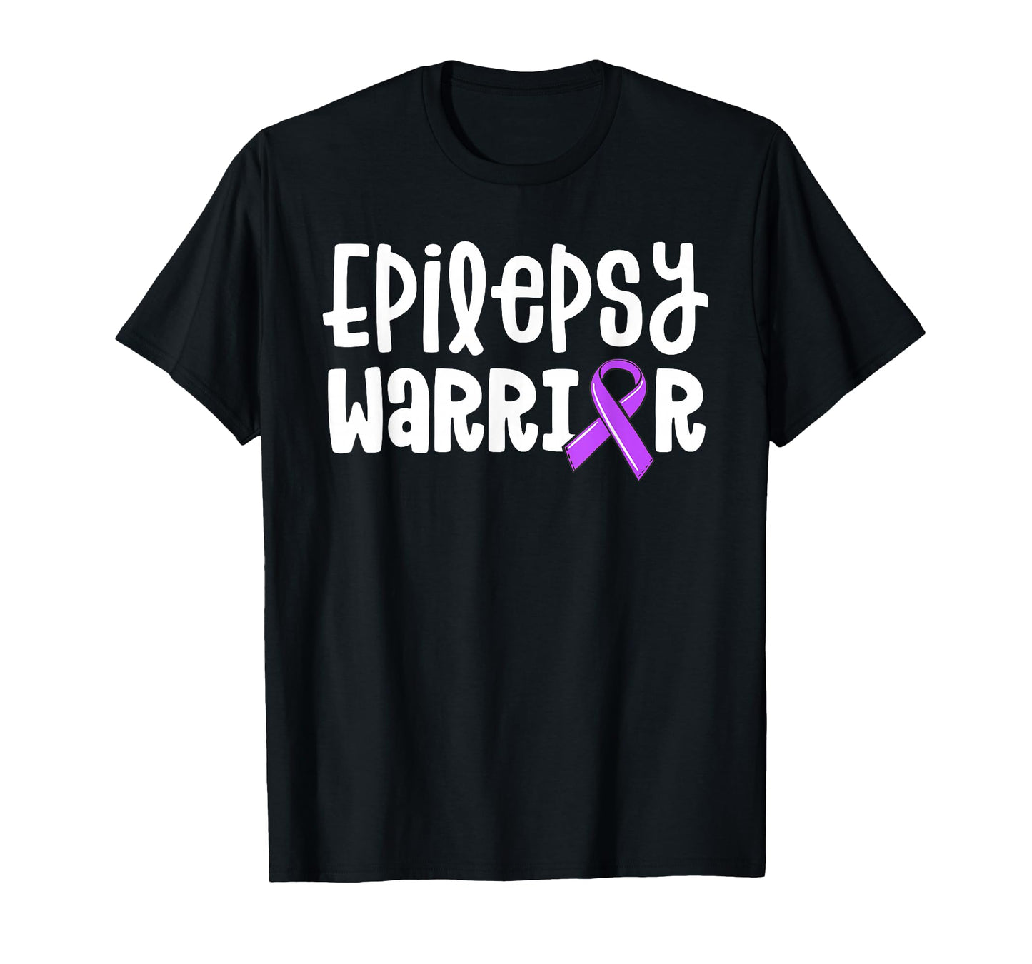 Epilepsy Warrior Kids Purple Ribbon Awareness Women's Shirt T-Shirt