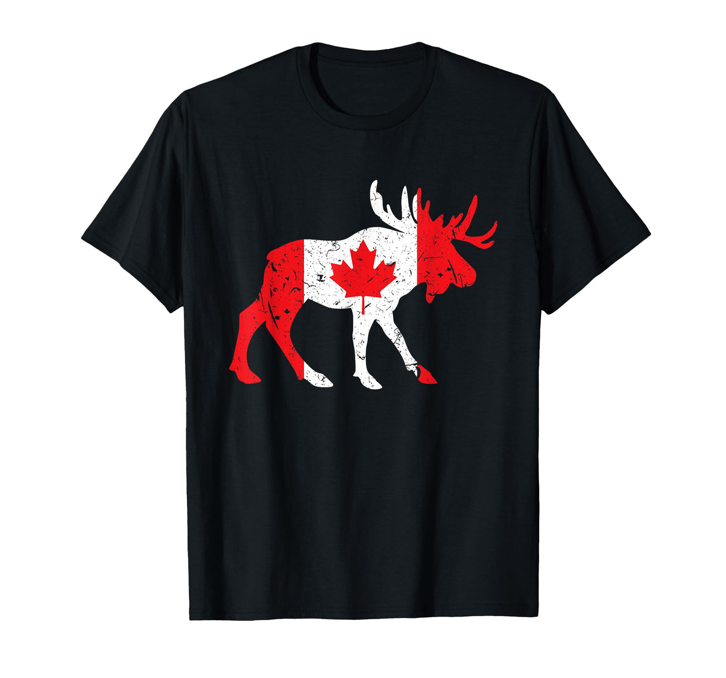 Maple Leaf Animal Canadian Flag Canada T-Shirt