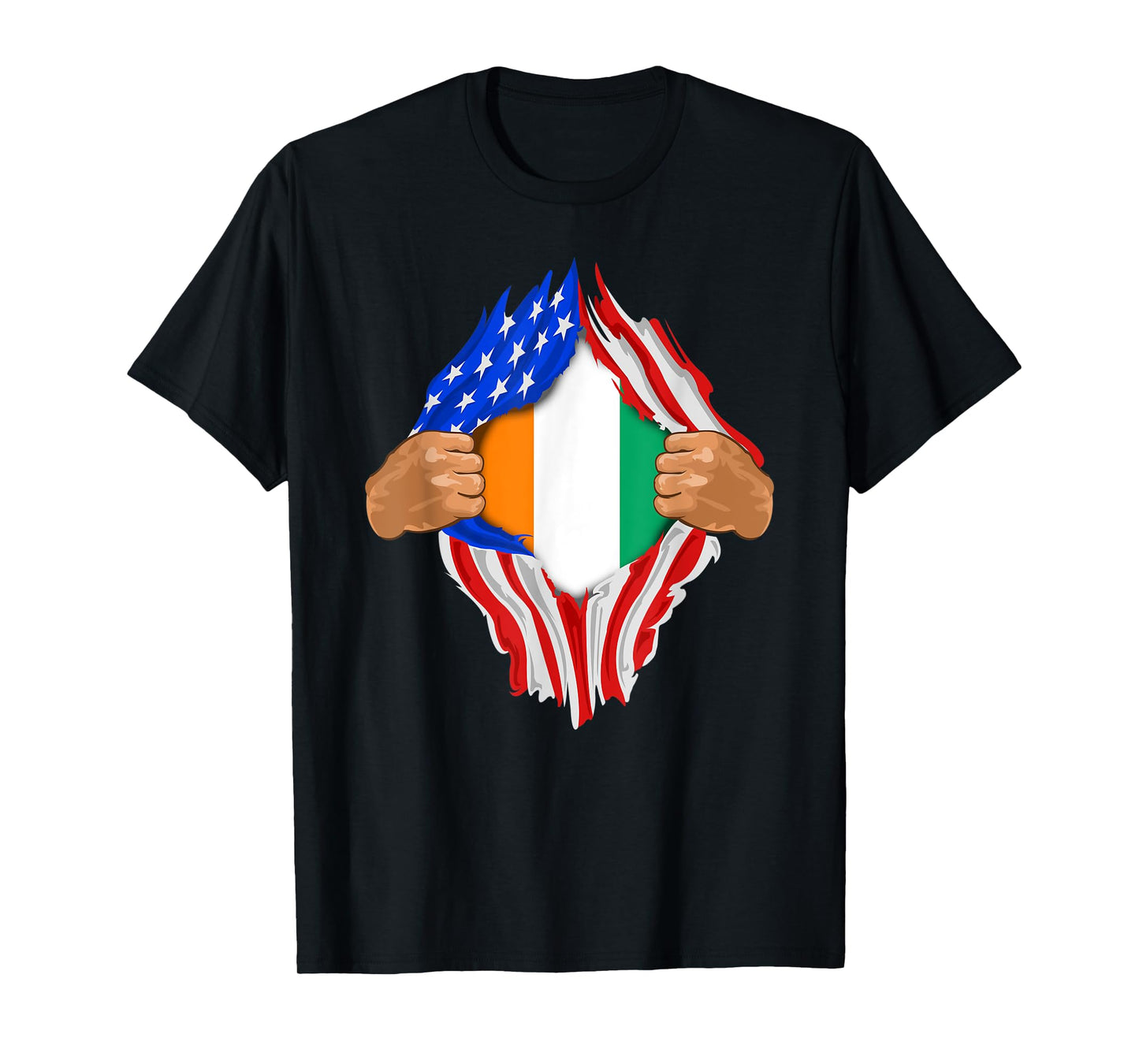Ivorian Blood Inside Me T-Shirt | Ivory Coast Flag Gift
