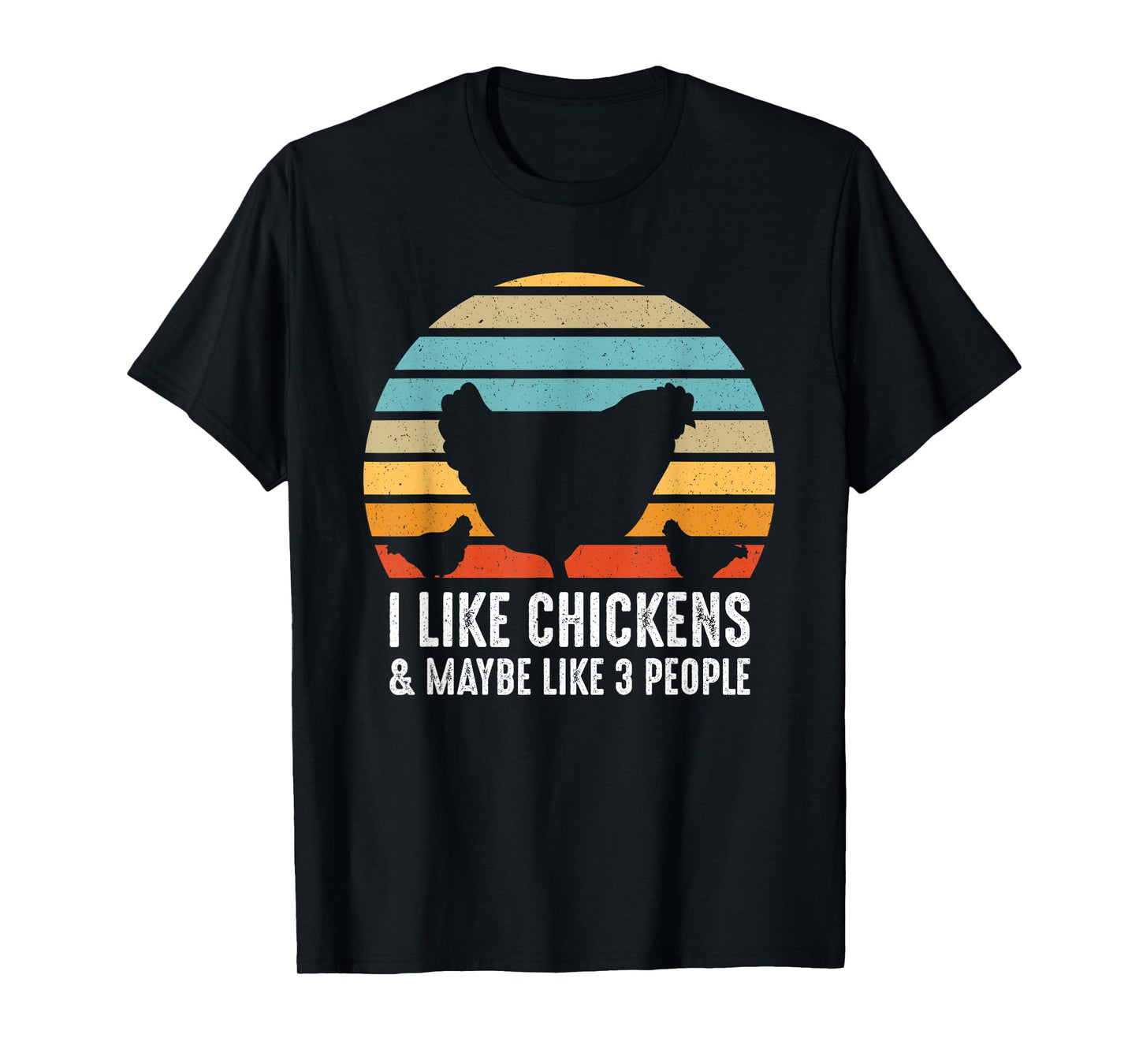 Funny Vintage Chicken Tee Country Farm Women Girl Men T-Shirt
