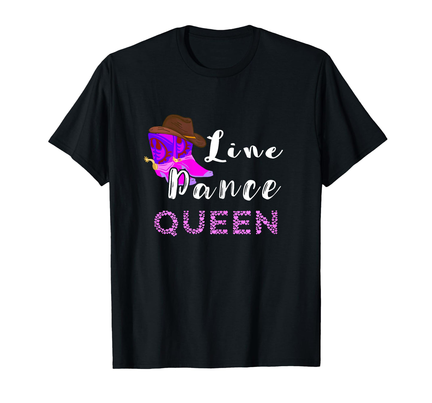 Line Dance Queen Line Dancing Western Country Dance T-Shirt