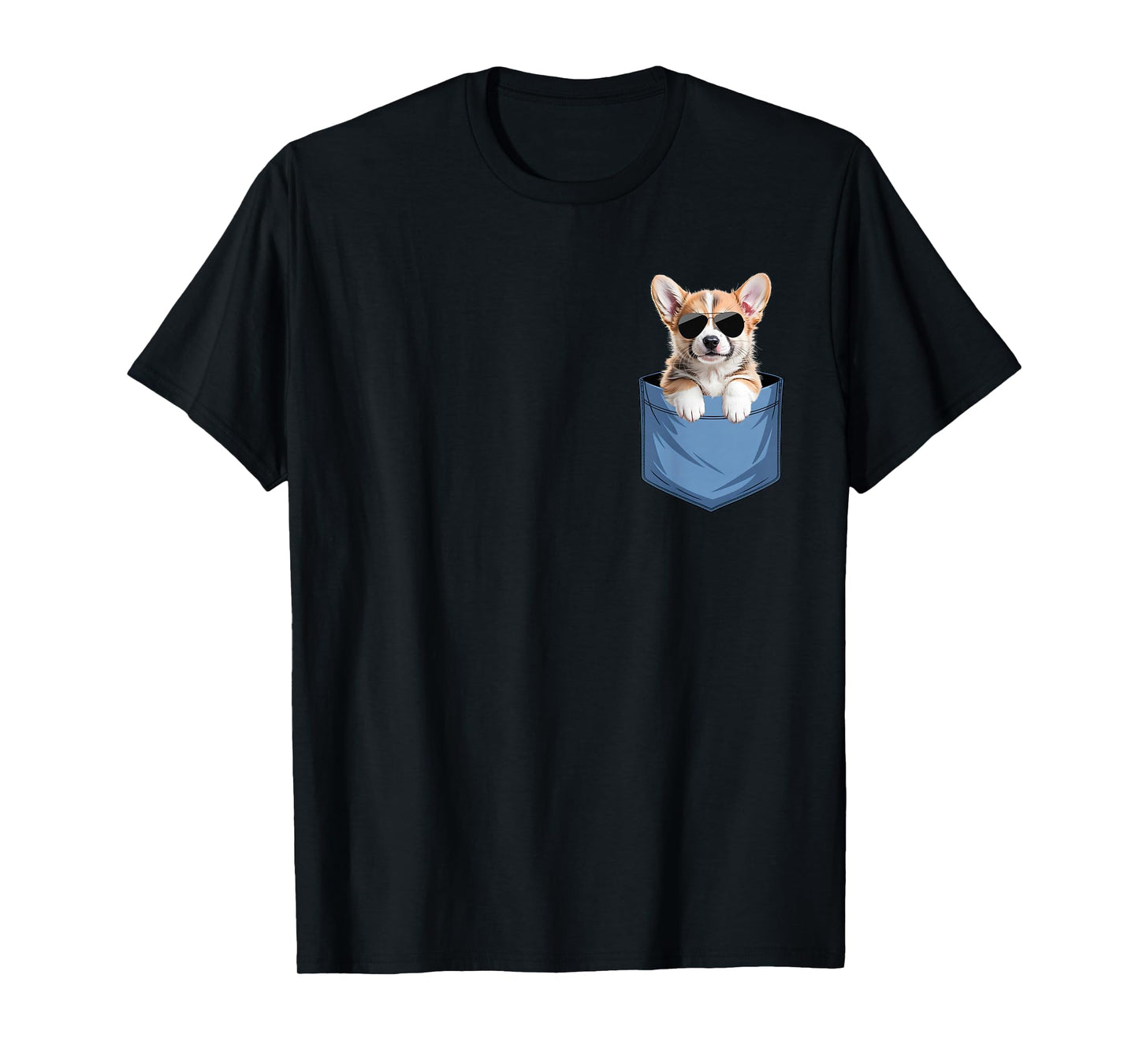 Cute Pocket Corgi Lover Dog Mom T-Shirt
