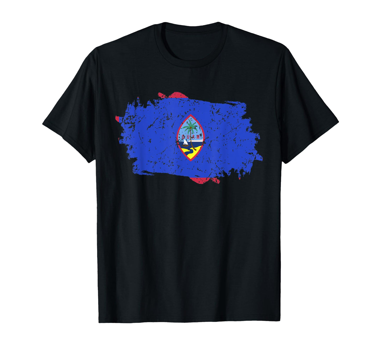 Guam Flag Design Grunge Country Flag Guam T-Shirt