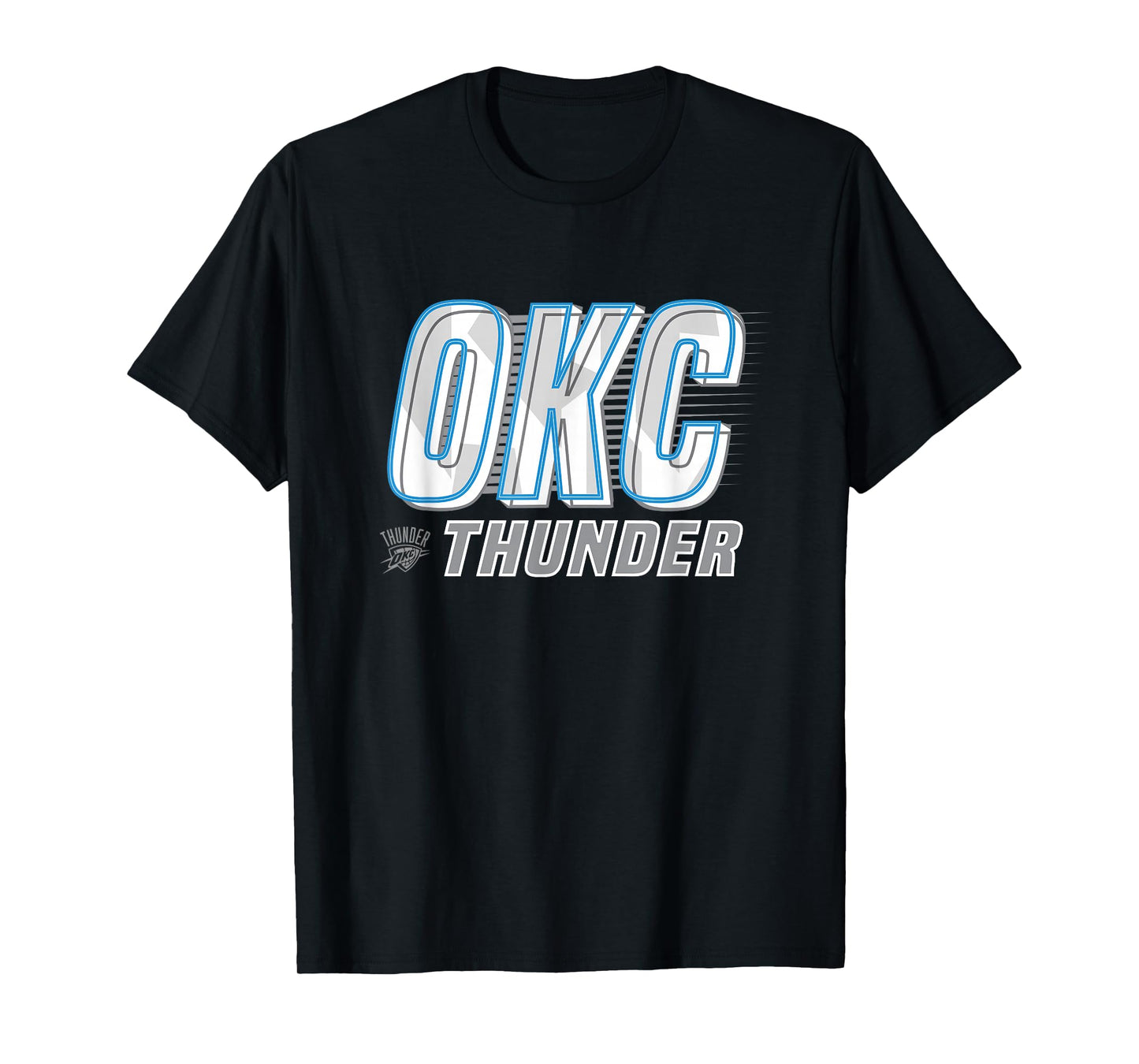 NBA Oklahoma City Thunder Type Stack Logo T-Shirt