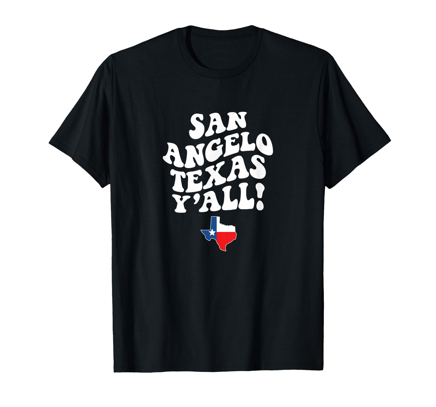 San Angelo Texas Y'all TX Southern Accent Vacation T-Shirt