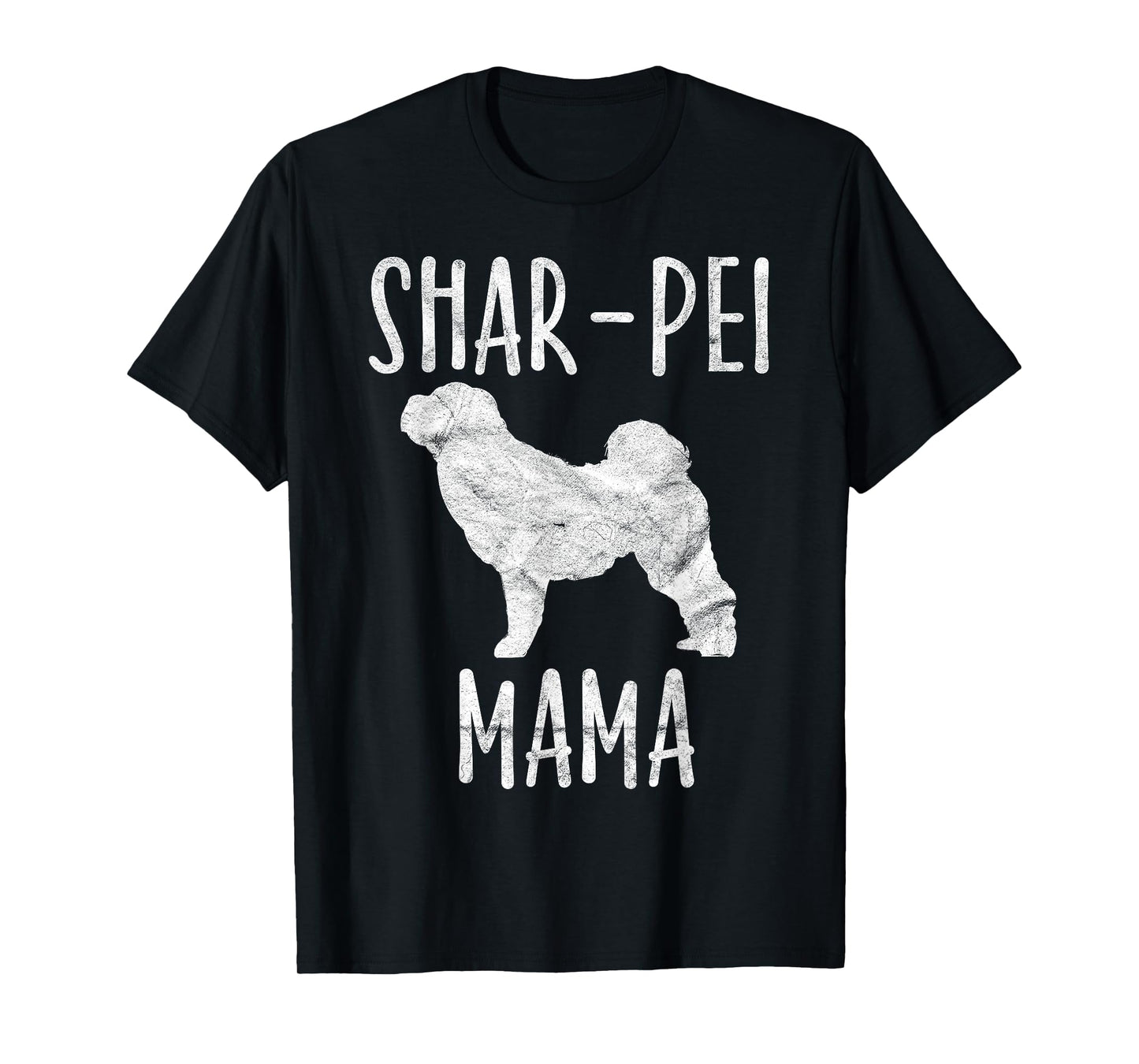 Vintage Shar-Pei Mama Gift Sharpei Mom Dog Owner Mother T-Shirt
