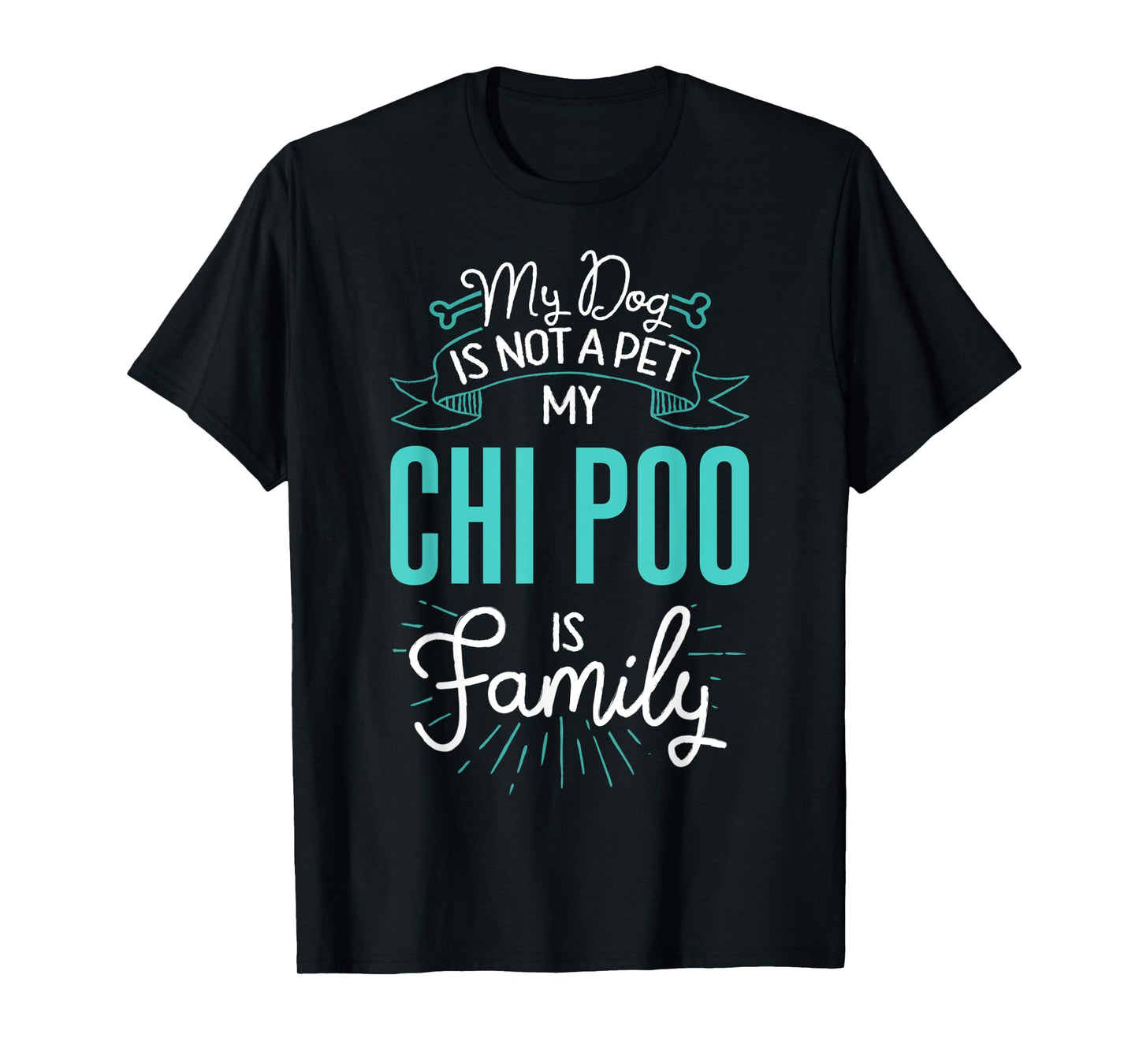 Cute Chi Poo Shirt Family Dog Gift for Women Men T-Shirt
