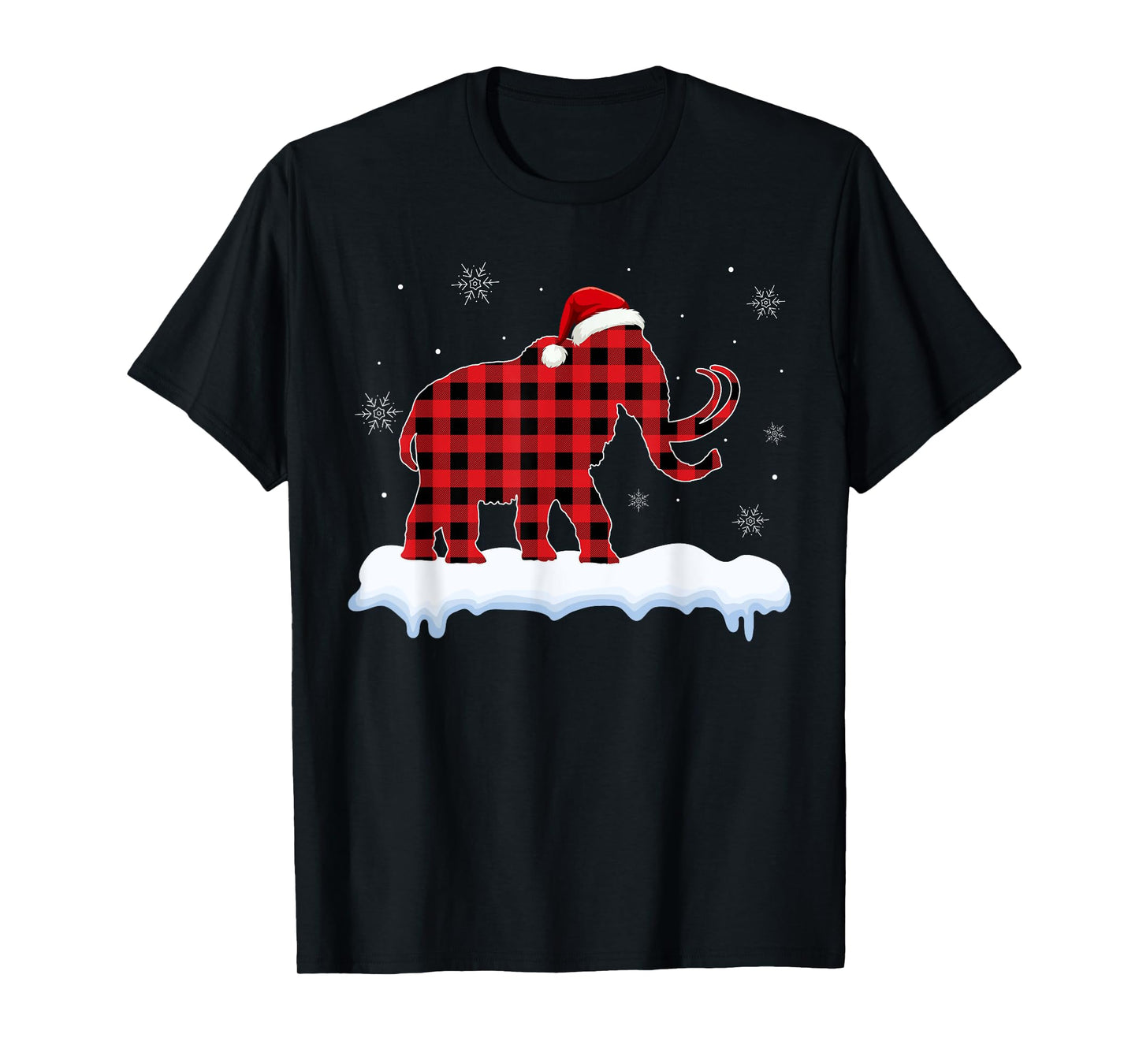 Mammoth Christmas Pajamas funny Mammoth Lover Xmas T-Shirt