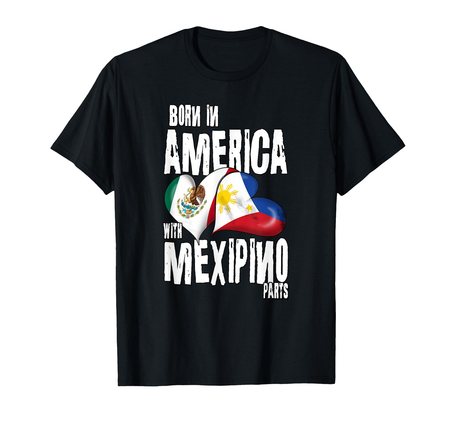 Philippines Mexico Filipino Pride Proud Flag Mexipino Mixed T-Shirt