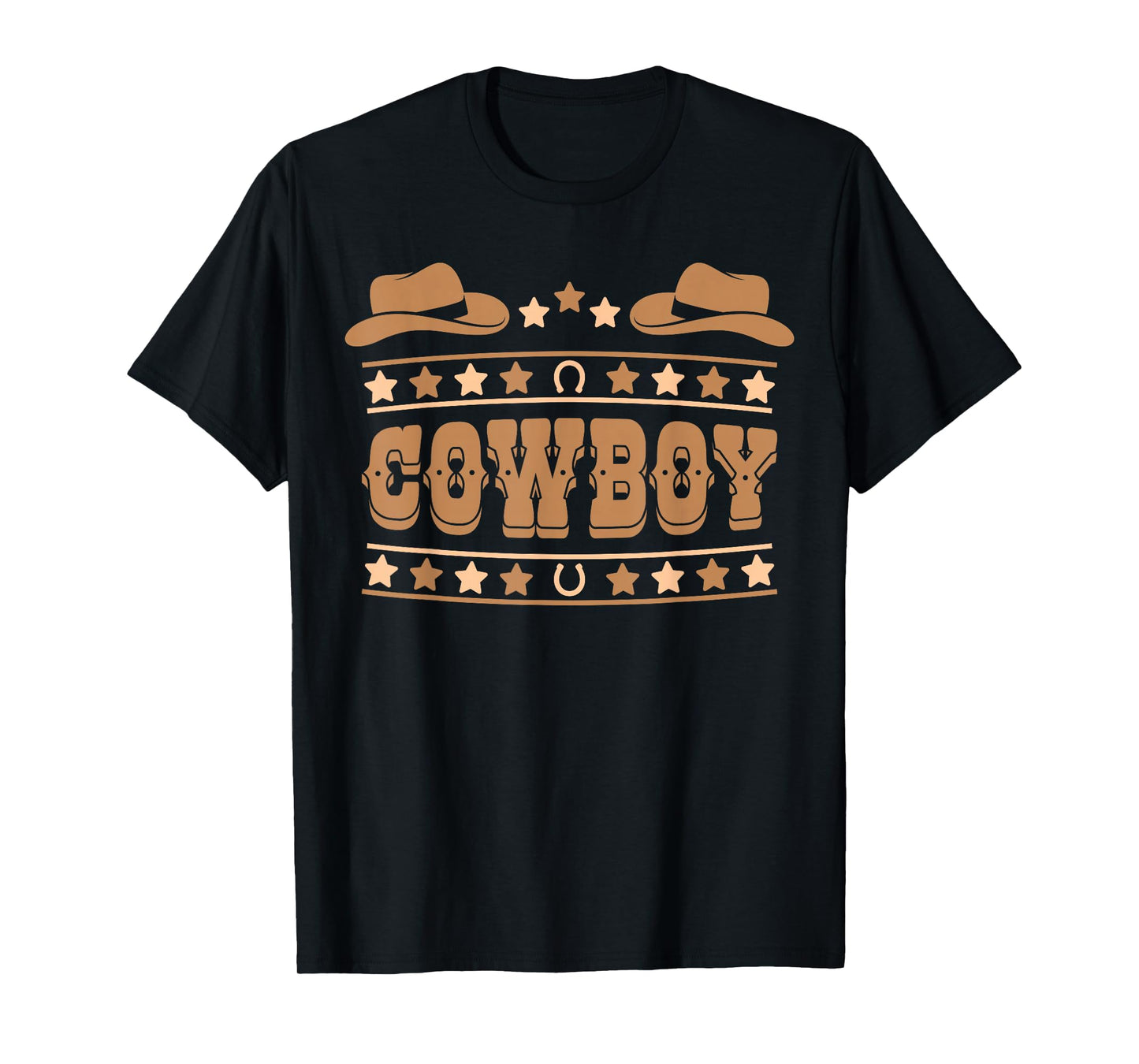 Cute Cowboy Outfit Rodeo Cowboy Western Men Boys Kids Cowboy T-Shirt