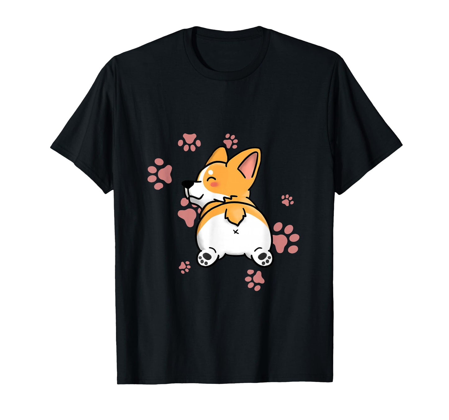 Cute Corgi Butt T Shirt - Dog Lover Gift T-Shirt