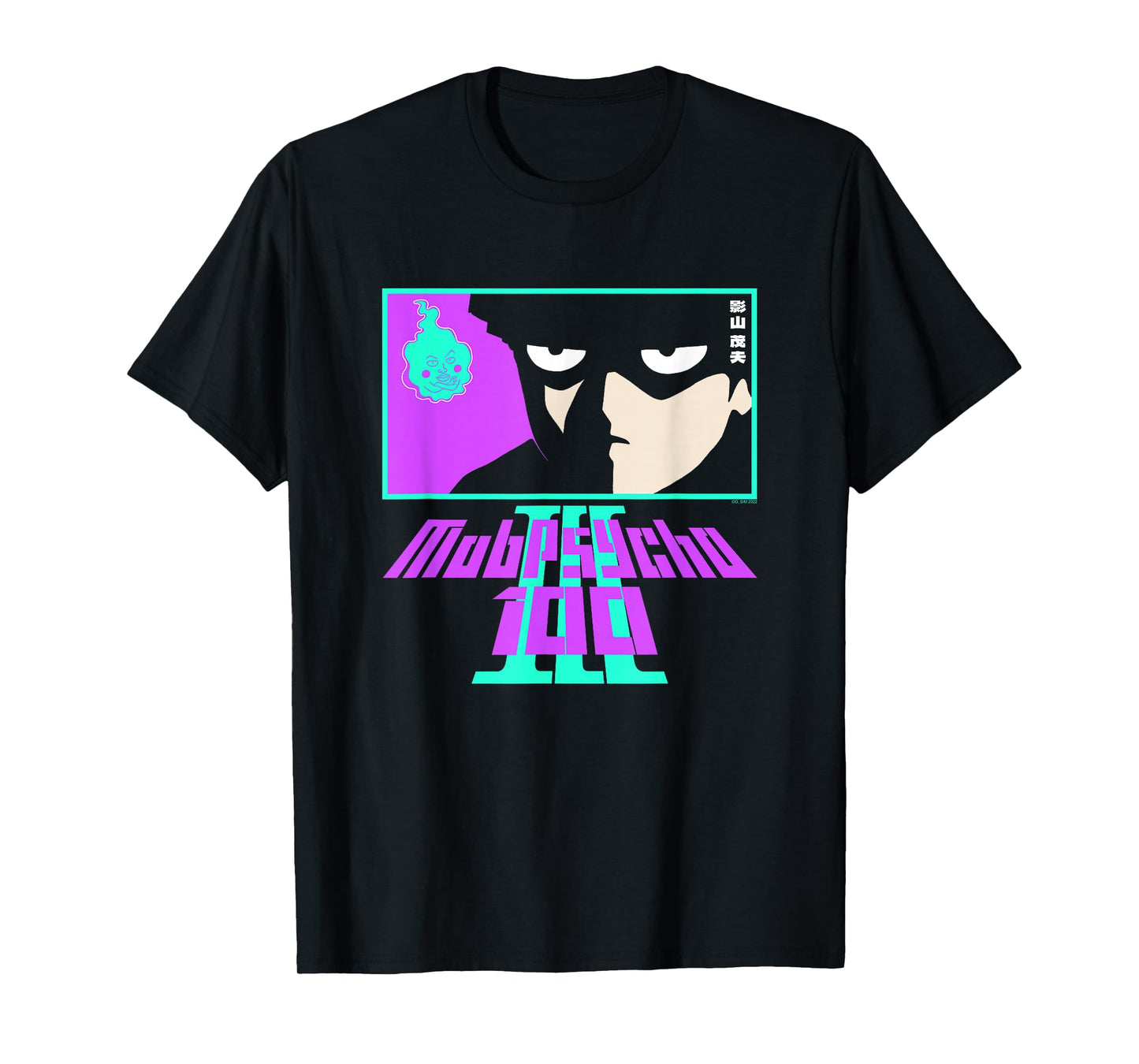 Mob Psycho 100 Neon Graphic & Logo T-Shirt