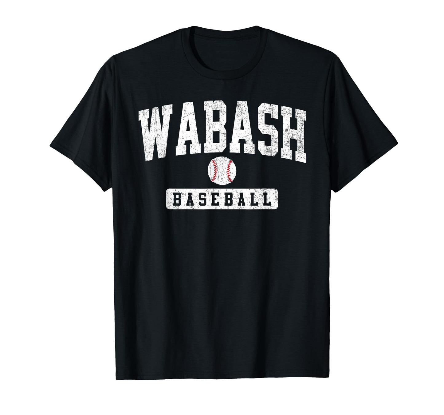 Wabash College Baseball Arch Vintage Design for Men Women T-Shirt