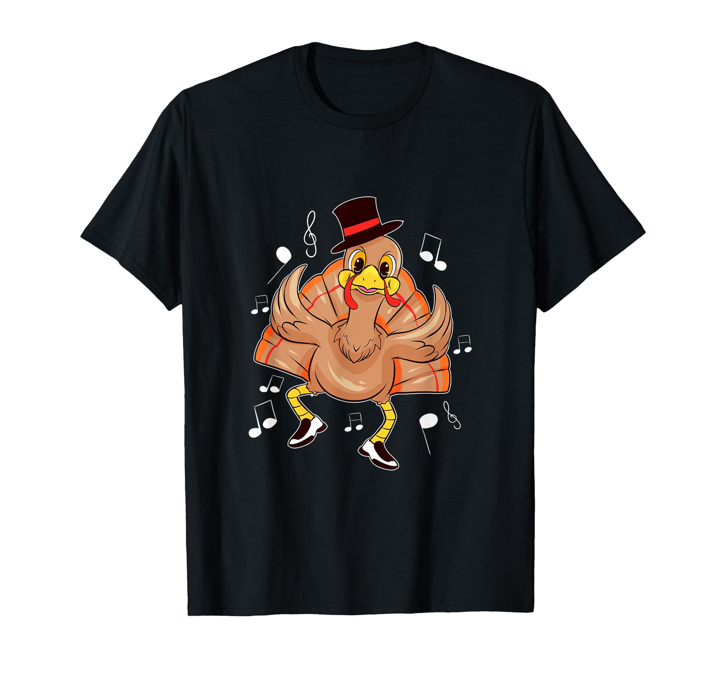 Tap Dancing Turkey Thanksgiving Step Dancer T-Shirt