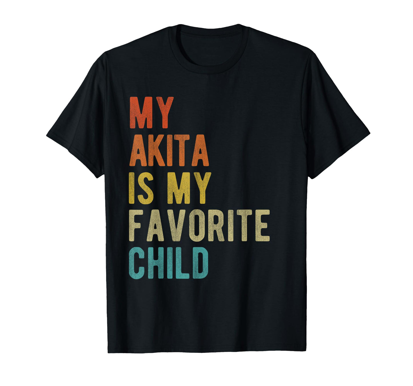 American Akita Dog Lover Funny Sarcastic Quote Vintage Retro Men Women T-Shirt