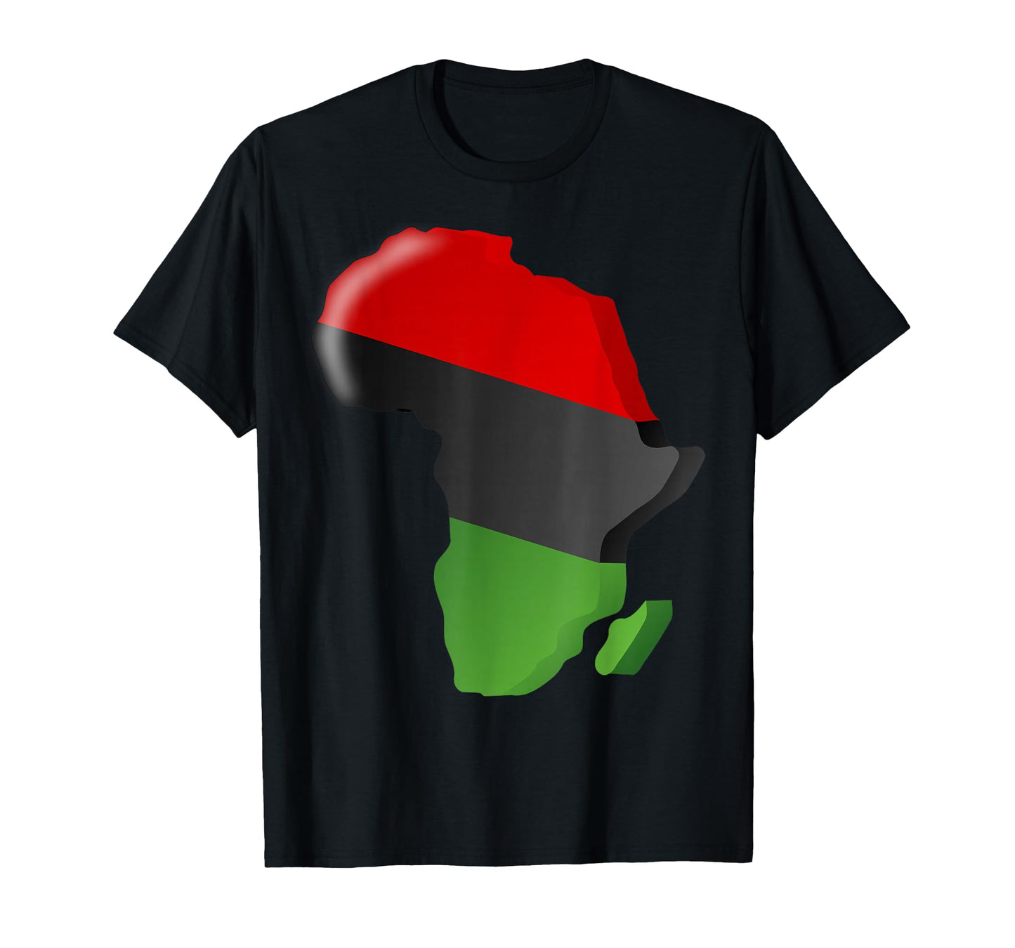 Pan African T-Shirt Unia Flag Map Continent T-Shirt