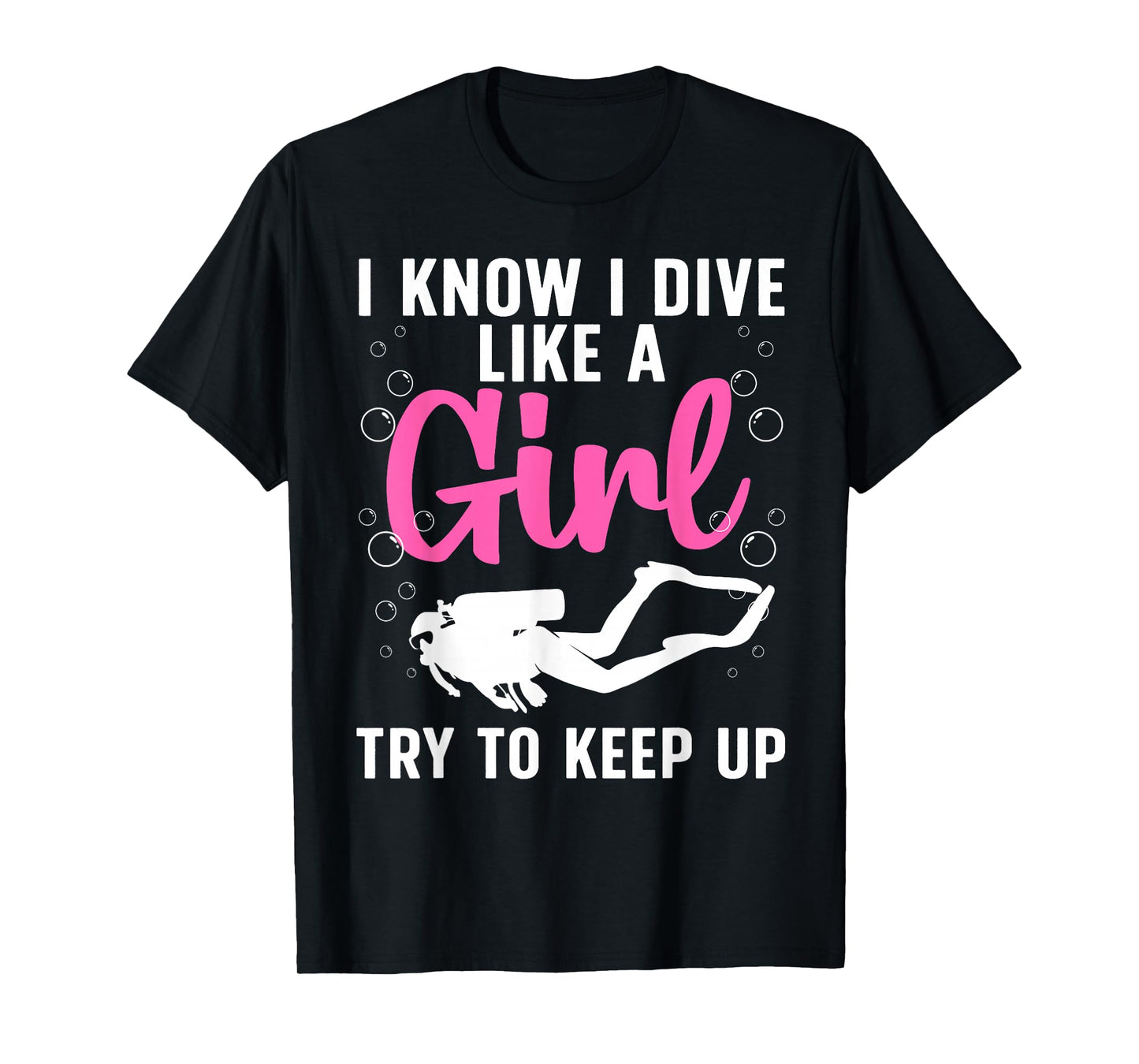 Cool Scuba Diving for Women Girls Rescue Diver Ocean Divers T-Shirt
