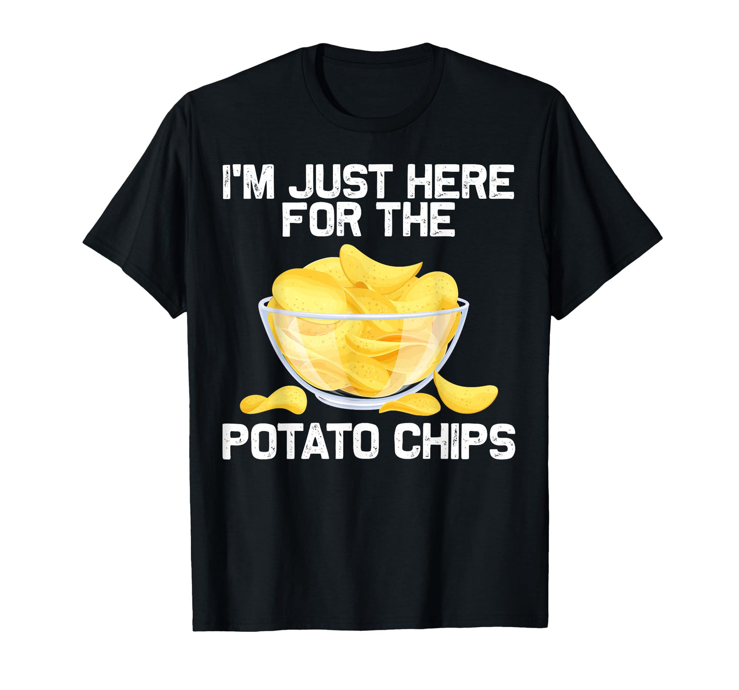 Cool Potato Chips Art For Men Women Kids Potato Chips Lover T-Shirt