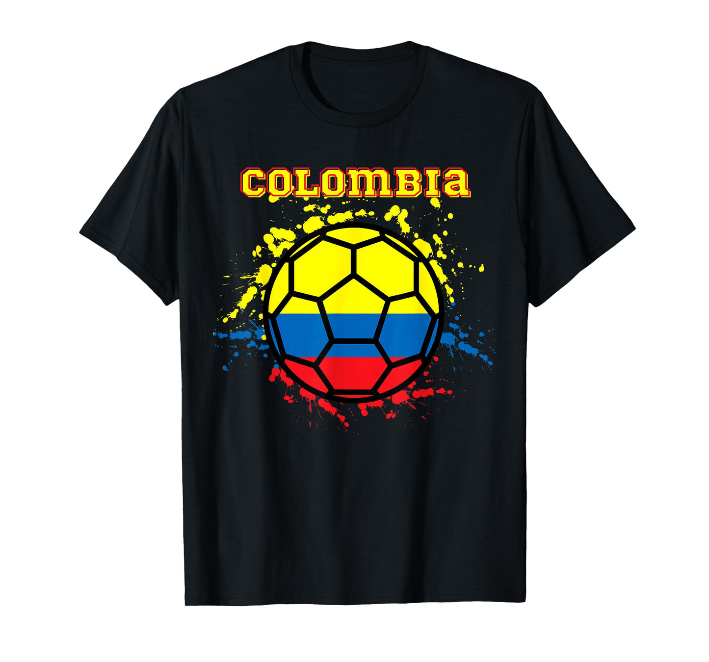Colombia Soccer Colombian Flag Futbol Fan Jersey T-Shirt