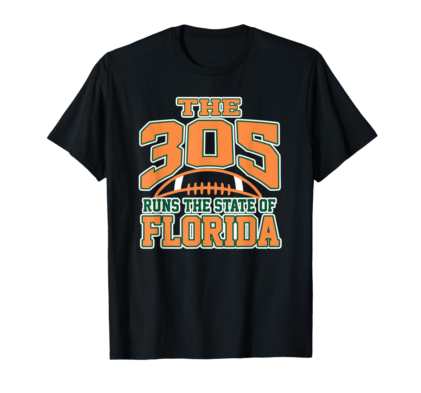 305 Runs Florida Miami Area Code Pride South Florida Vibes T-Shirt